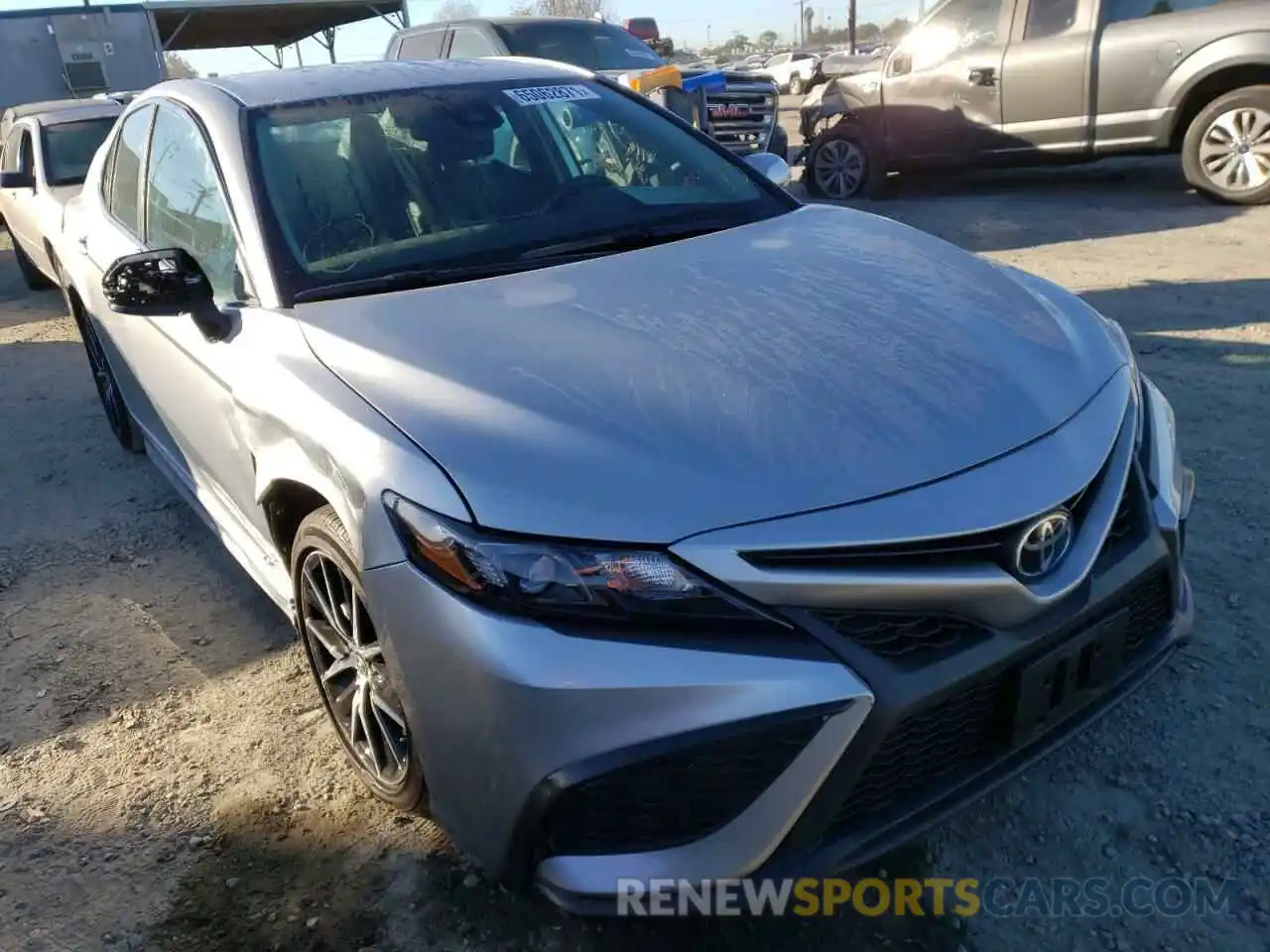 1 Photograph of a damaged car 4T1G11AK6MU529254 TOYOTA CAMRY 2021