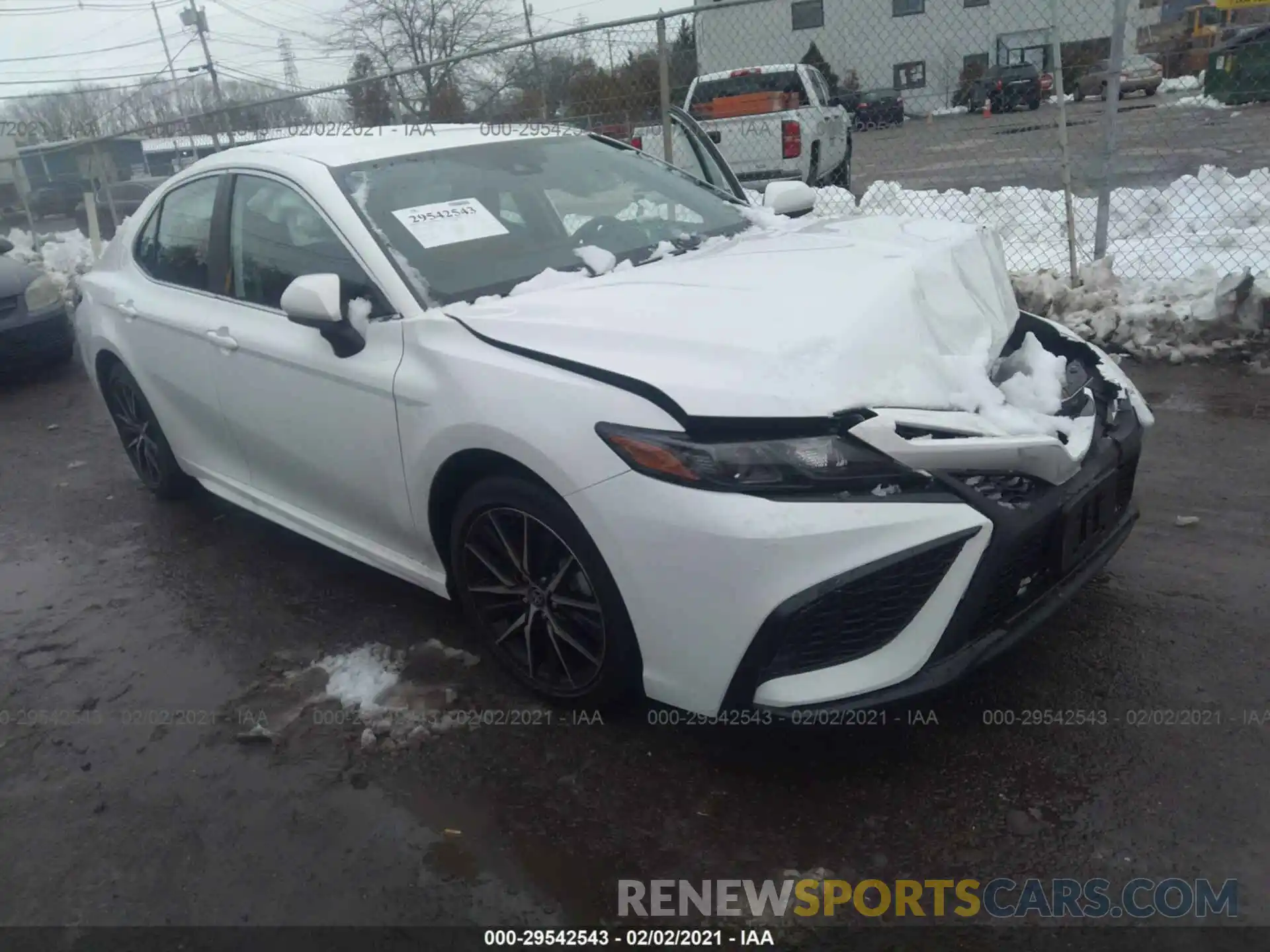 1 Photograph of a damaged car 4T1G11AK6MU537953 TOYOTA CAMRY 2021