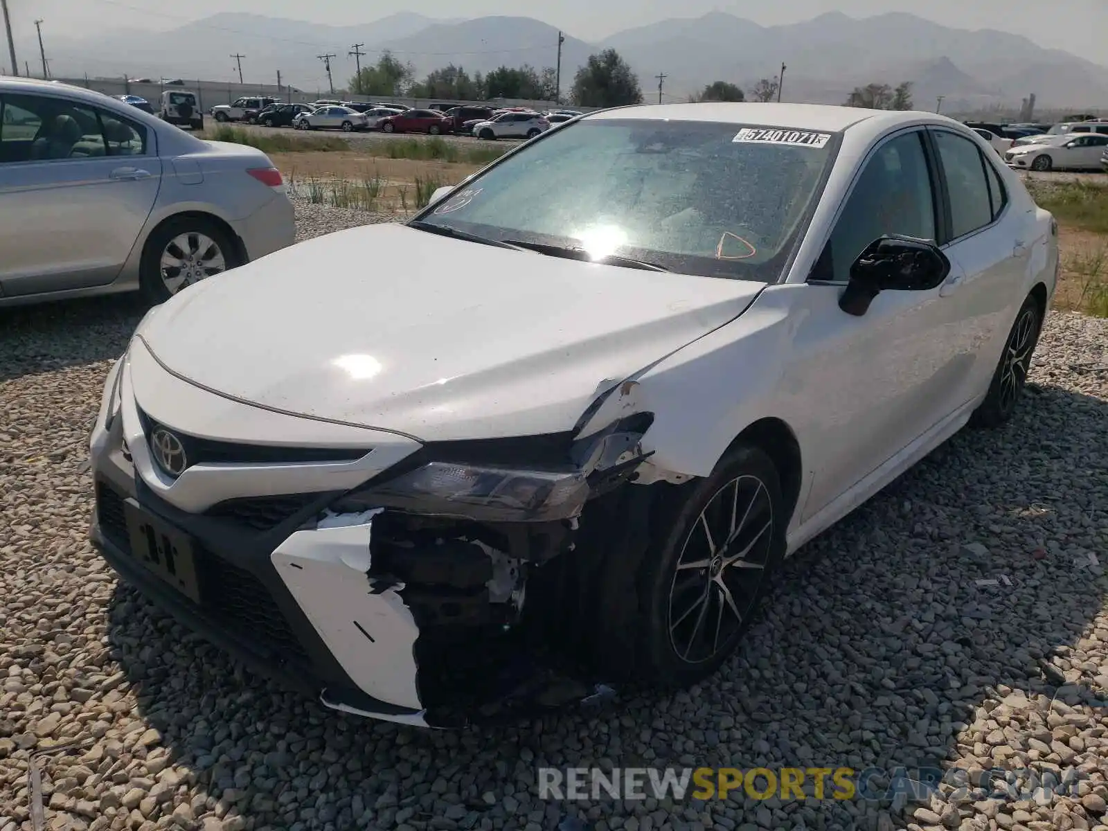 2 Photograph of a damaged car 4T1G11AK6MU538360 TOYOTA CAMRY 2021