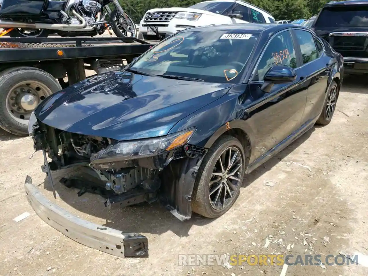 2 Photograph of a damaged car 4T1G11AK6MU556678 TOYOTA CAMRY 2021