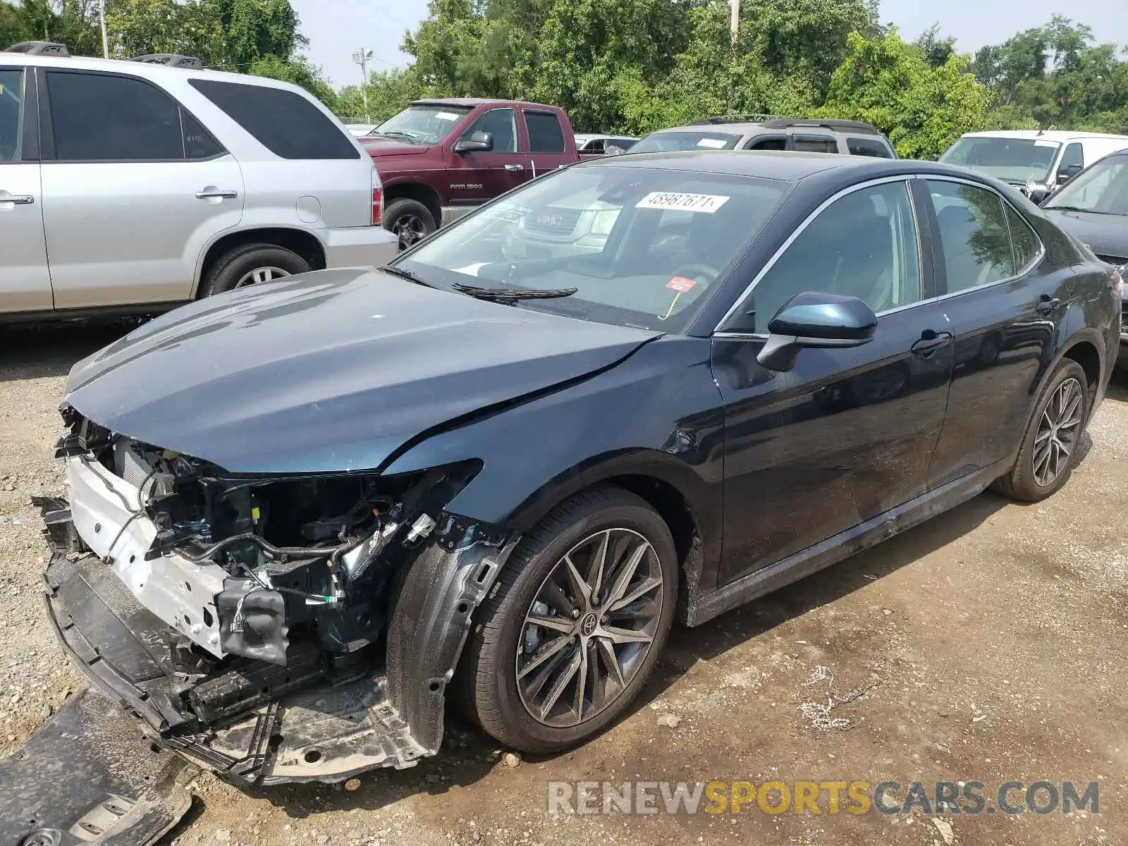 2 Photograph of a damaged car 4T1G11AK6MU557152 TOYOTA CAMRY 2021