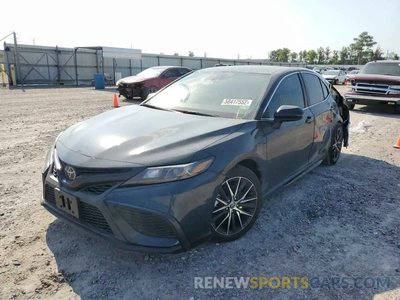 2 Photograph of a damaged car 4T1G11AK6MU557362 TOYOTA CAMRY 2021