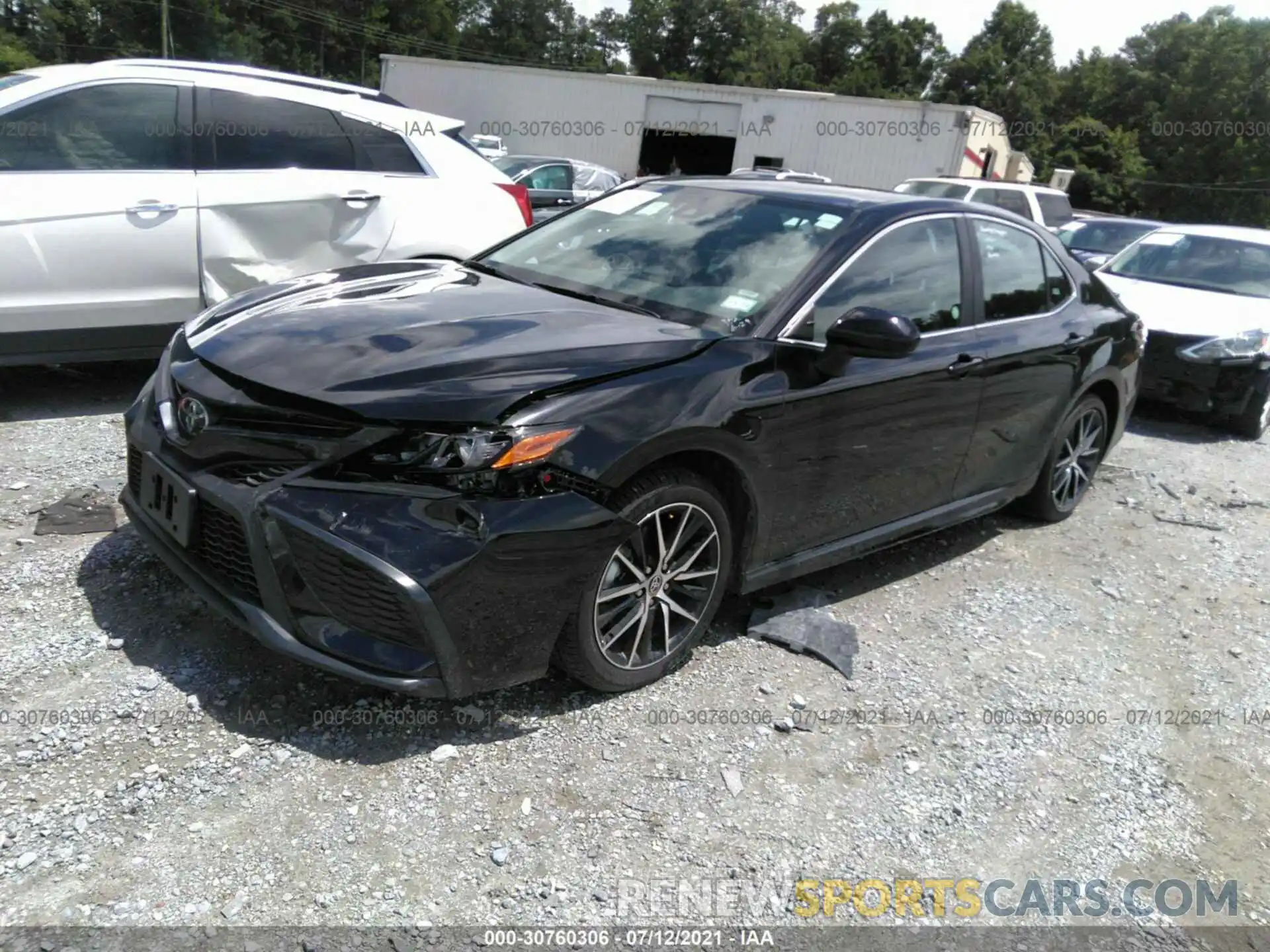 2 Photograph of a damaged car 4T1G11AK6MU571195 TOYOTA CAMRY 2021