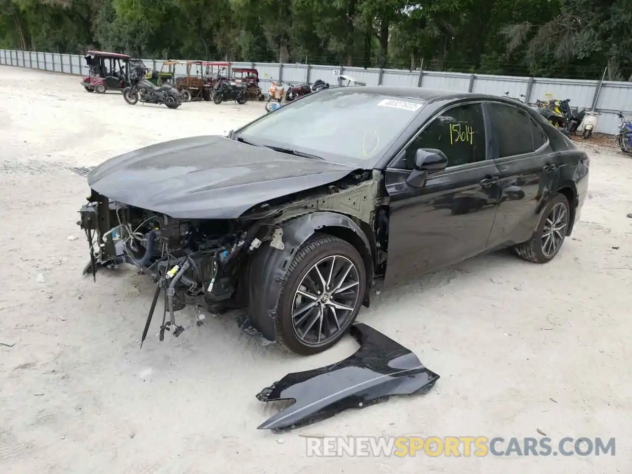 2 Photograph of a damaged car 4T1G11AK6MU575828 TOYOTA CAMRY 2021