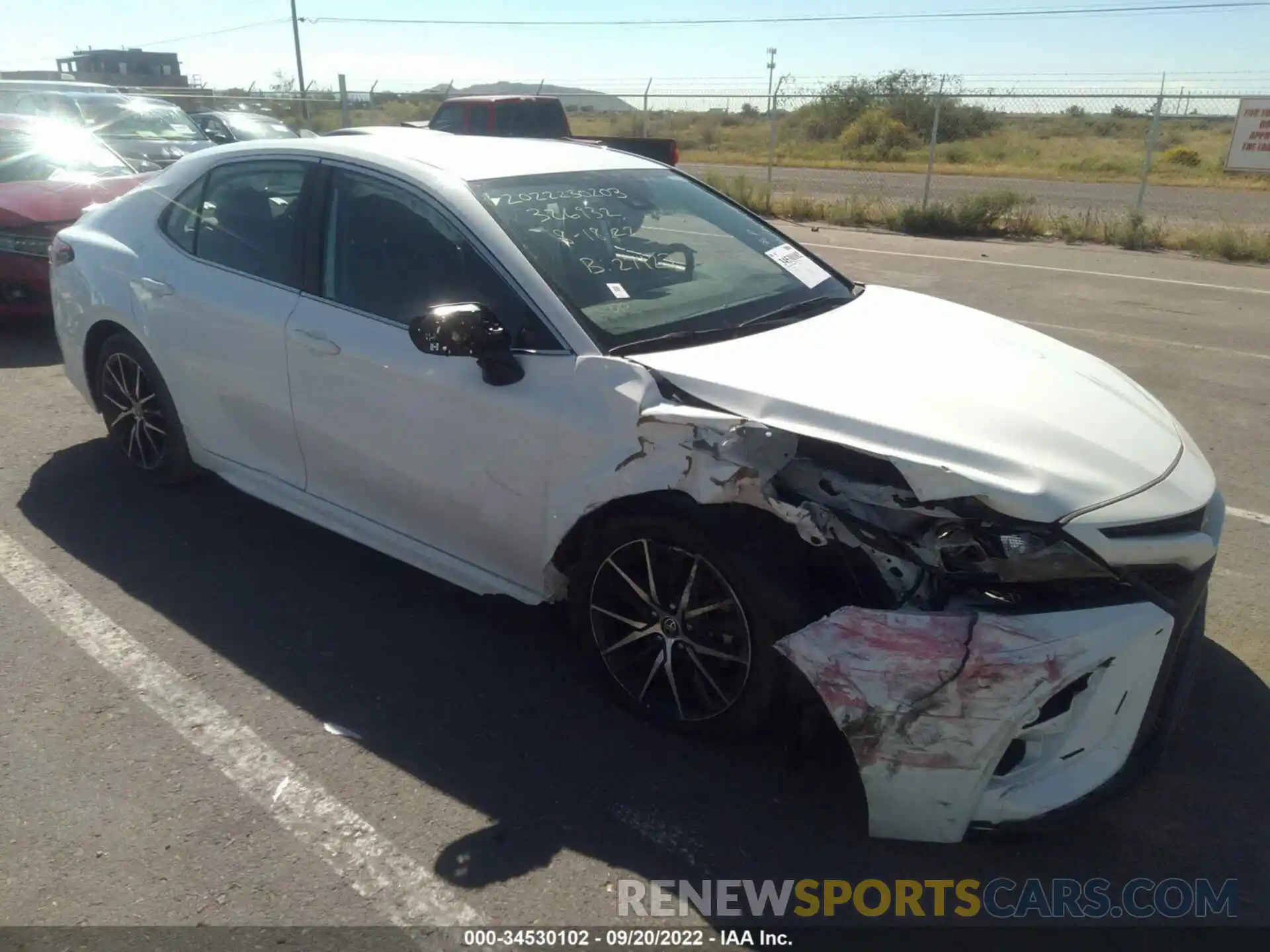 1 Photograph of a damaged car 4T1G11AK6MU589910 TOYOTA CAMRY 2021