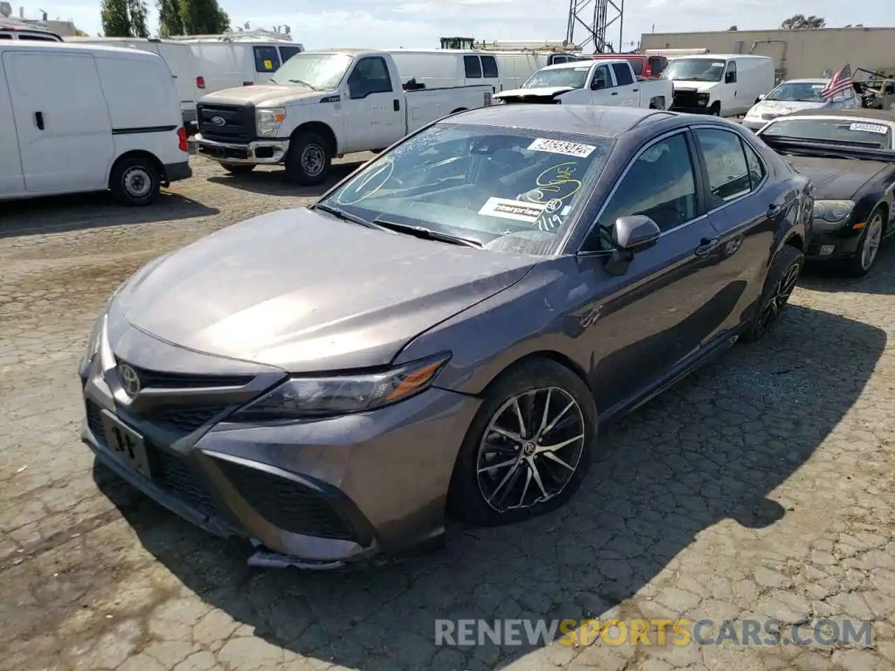 2 Photograph of a damaged car 4T1G11AK6MU609766 TOYOTA CAMRY 2021