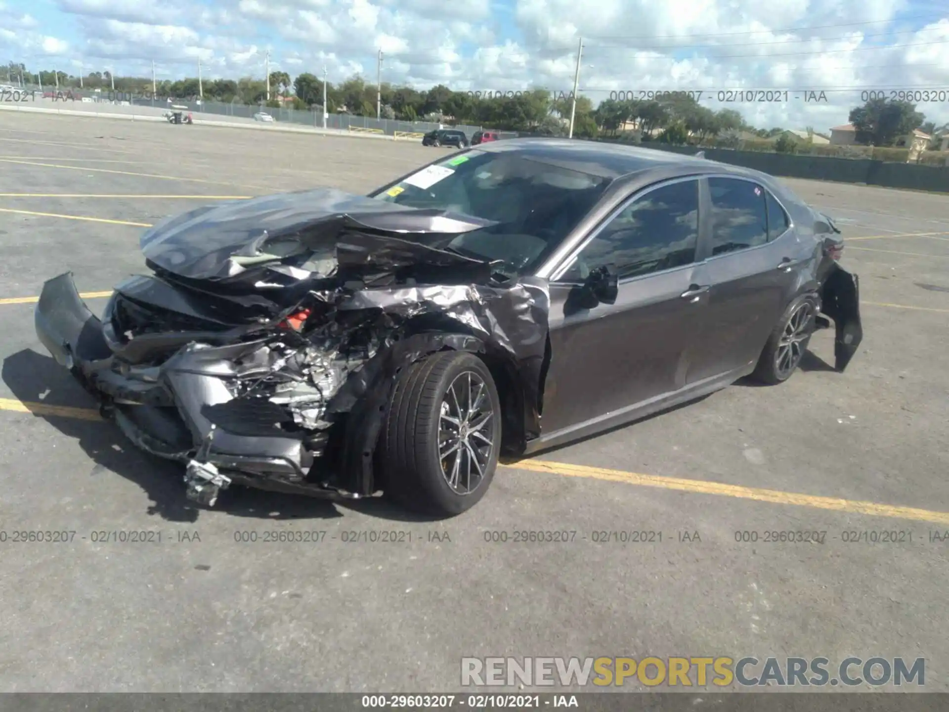 2 Photograph of a damaged car 4T1G11AK7MU405512 TOYOTA CAMRY 2021