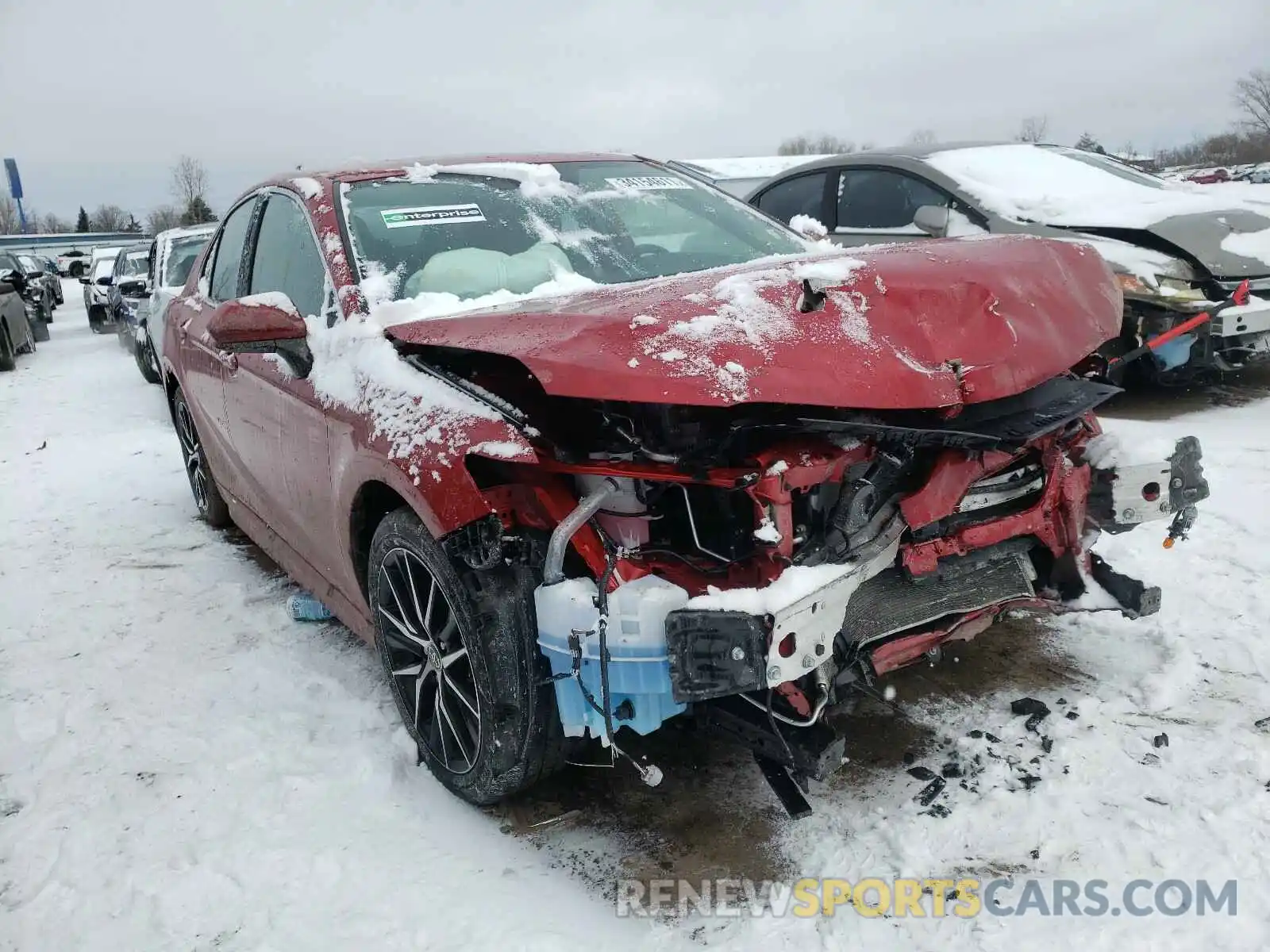 1 Photograph of a damaged car 4T1G11AK7MU406630 TOYOTA CAMRY 2021