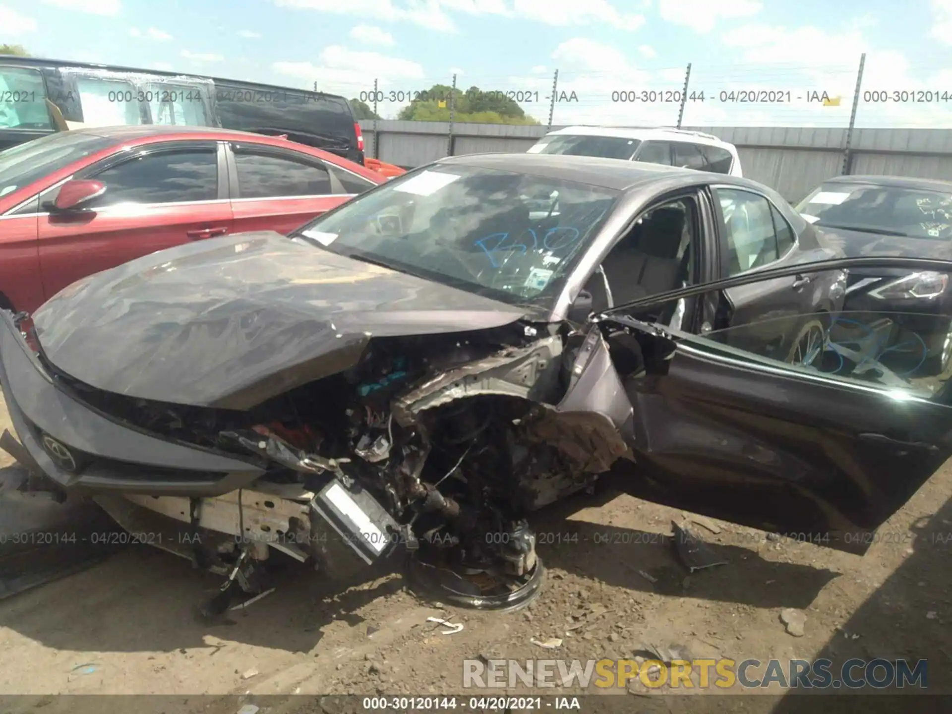 2 Photograph of a damaged car 4T1G11AK7MU407275 TOYOTA CAMRY 2021