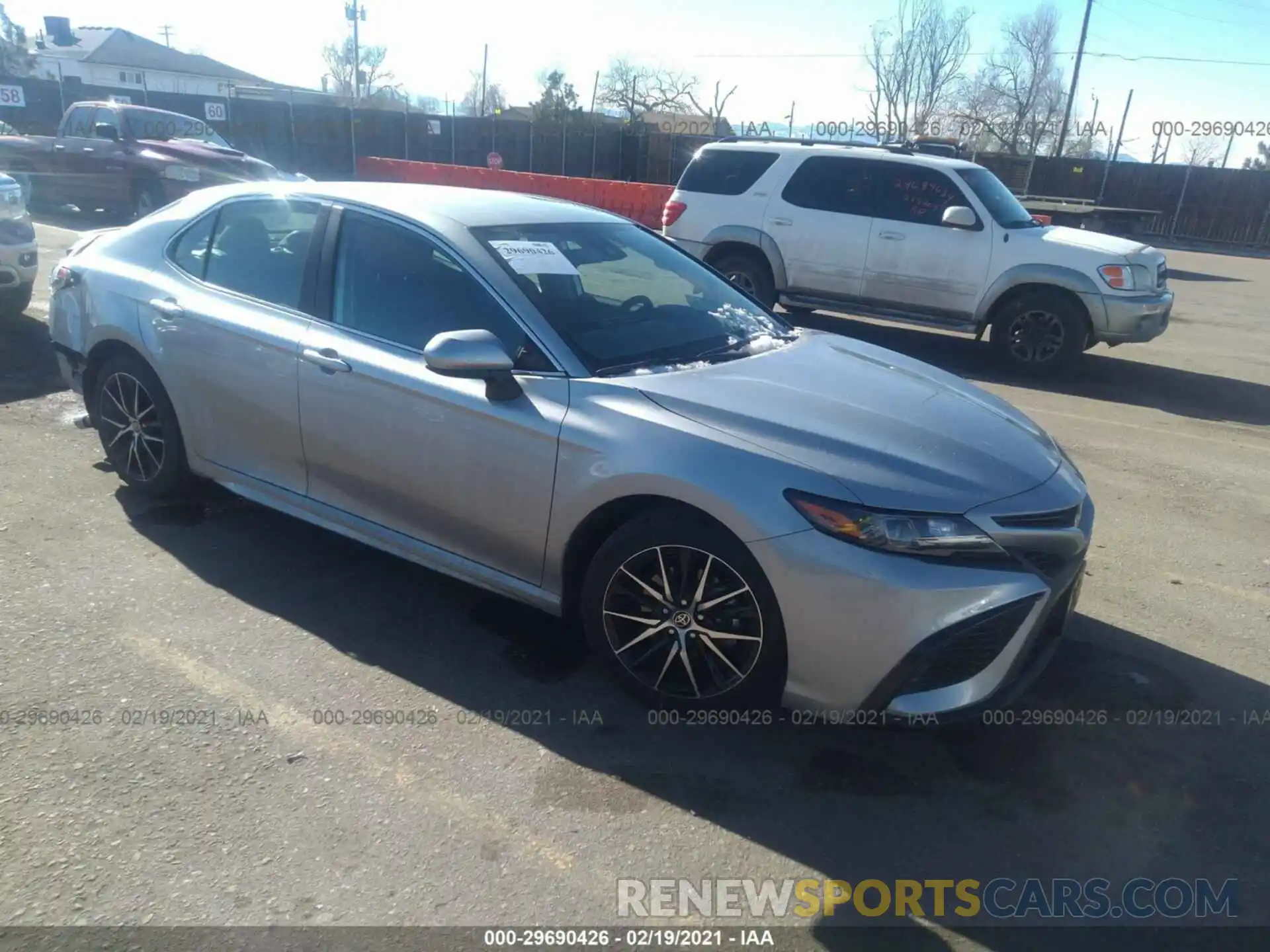 1 Photograph of a damaged car 4T1G11AK7MU411018 TOYOTA CAMRY 2021