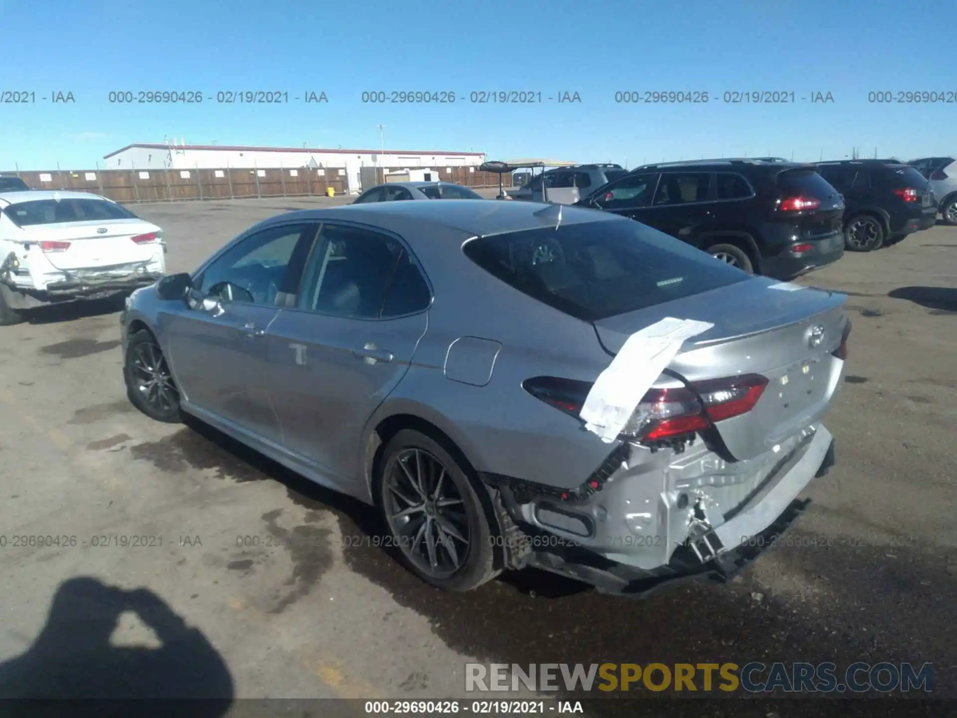 3 Photograph of a damaged car 4T1G11AK7MU411018 TOYOTA CAMRY 2021