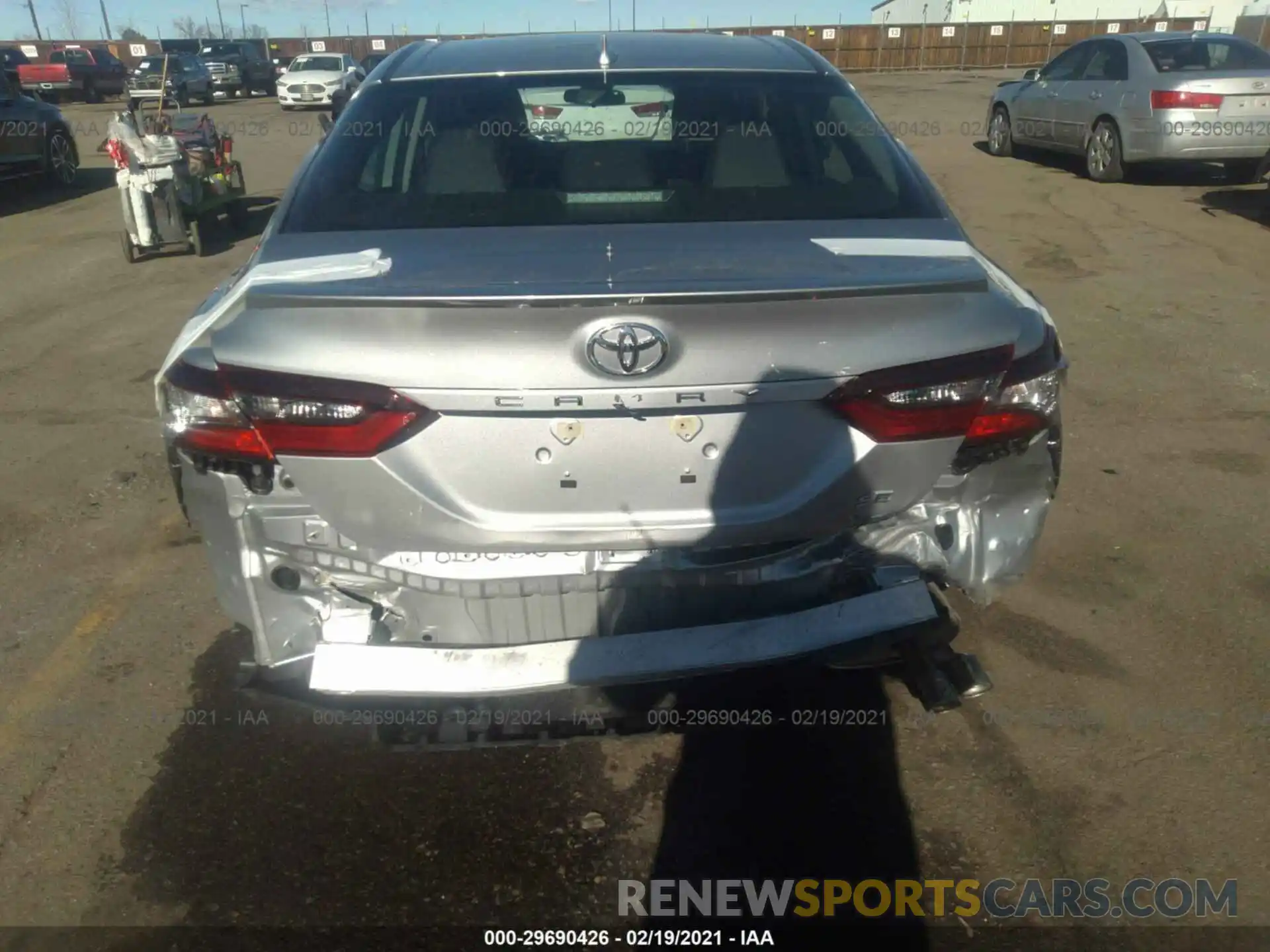 6 Photograph of a damaged car 4T1G11AK7MU411018 TOYOTA CAMRY 2021