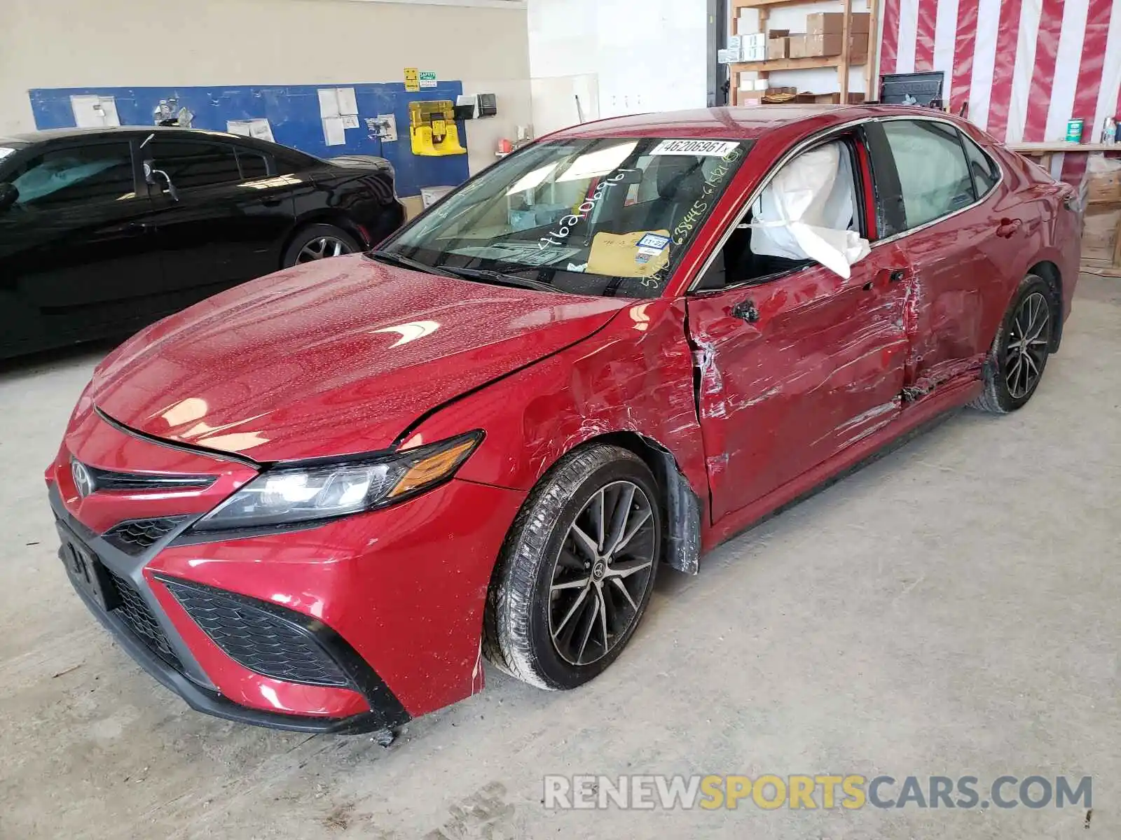 2 Photograph of a damaged car 4T1G11AK7MU415845 TOYOTA CAMRY 2021