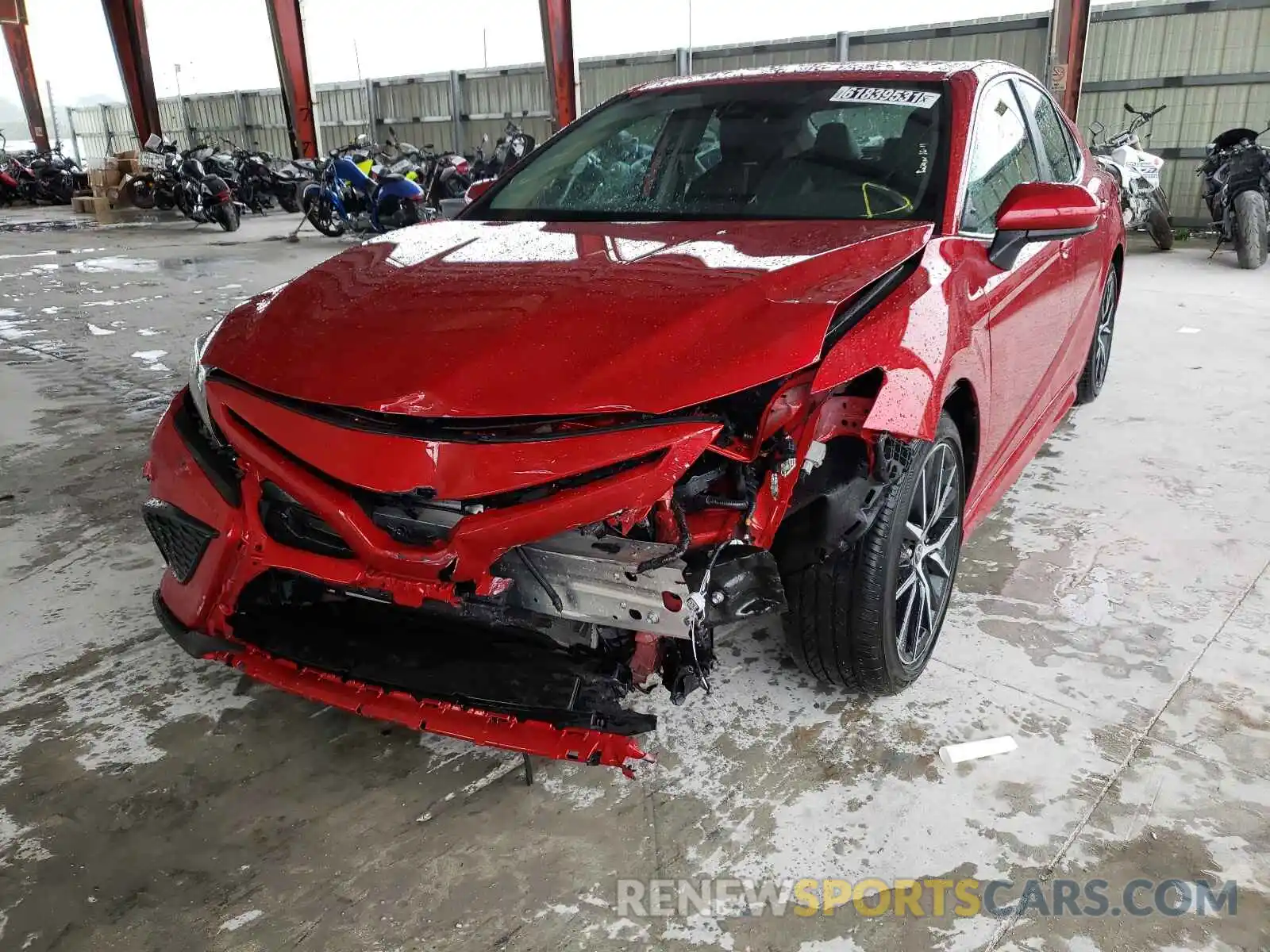 9 Photograph of a damaged car 4T1G11AK7MU419474 TOYOTA CAMRY 2021