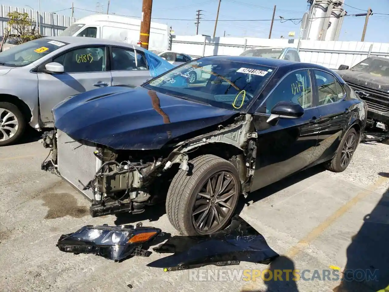 2 Photograph of a damaged car 4T1G11AK7MU425257 TOYOTA CAMRY 2021