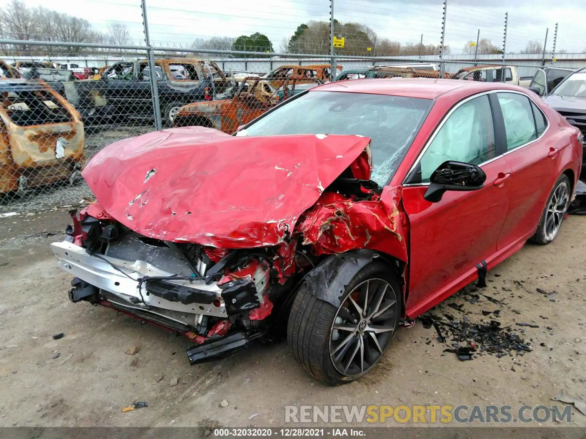 2 Photograph of a damaged car 4T1G11AK7MU427316 TOYOTA CAMRY 2021