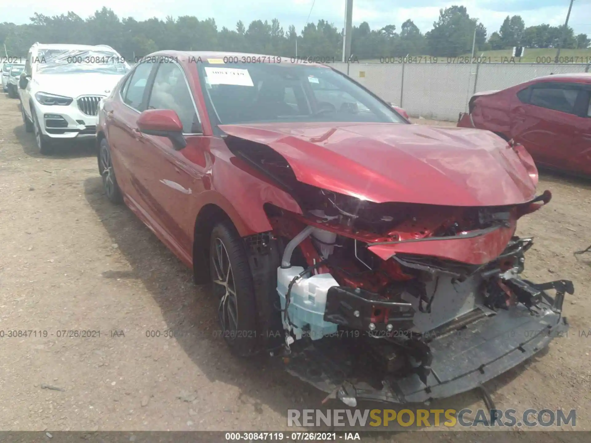 1 Photograph of a damaged car 4T1G11AK7MU428823 TOYOTA CAMRY 2021