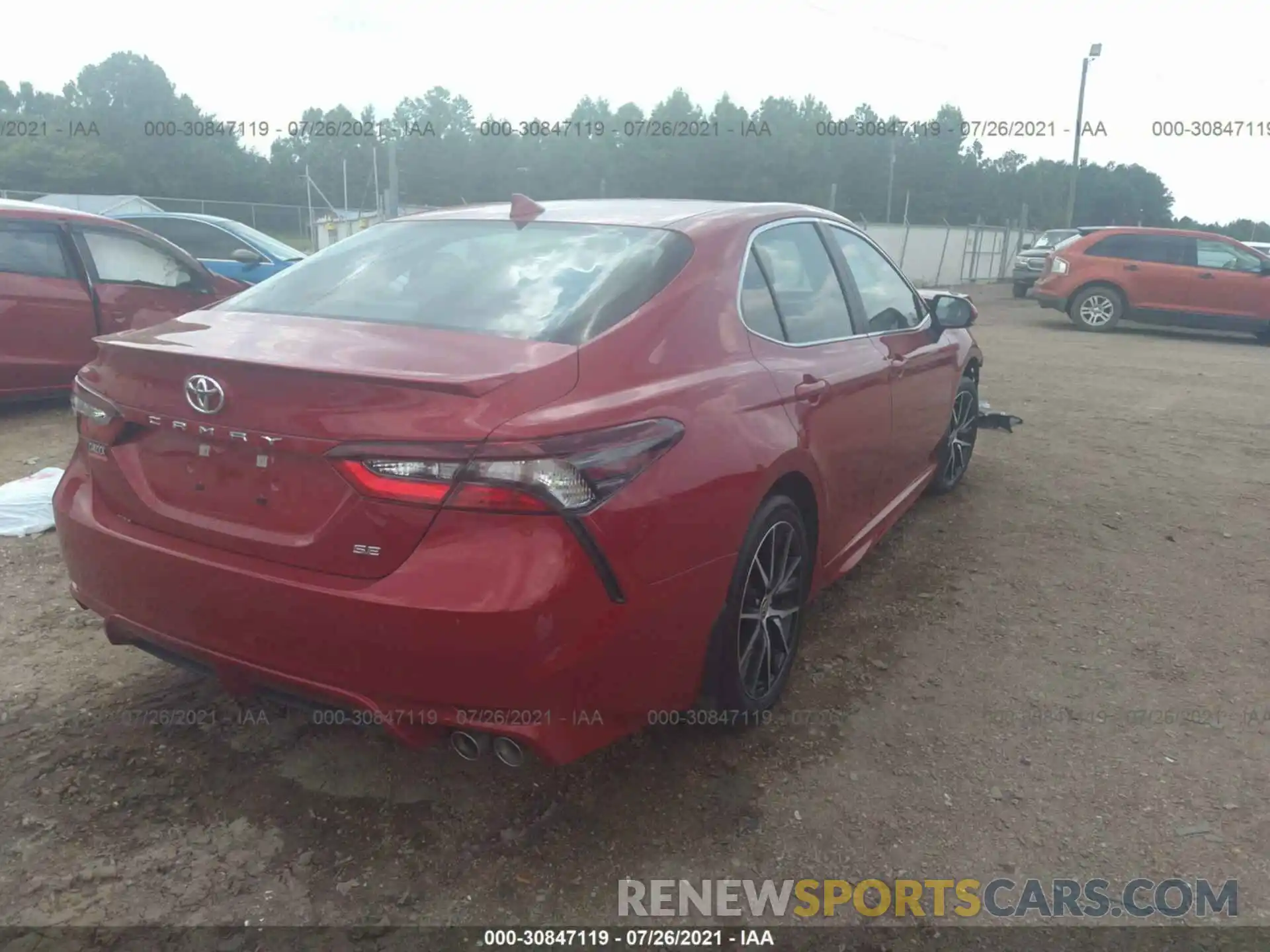 4 Photograph of a damaged car 4T1G11AK7MU428823 TOYOTA CAMRY 2021