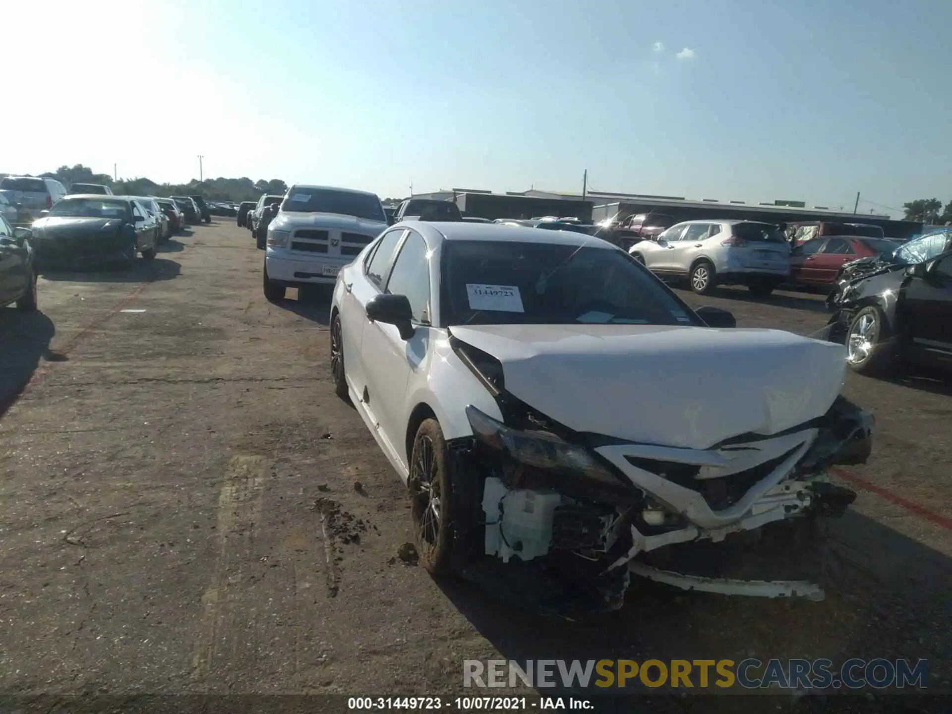 1 Photograph of a damaged car 4T1G11AK7MU429826 TOYOTA CAMRY 2021