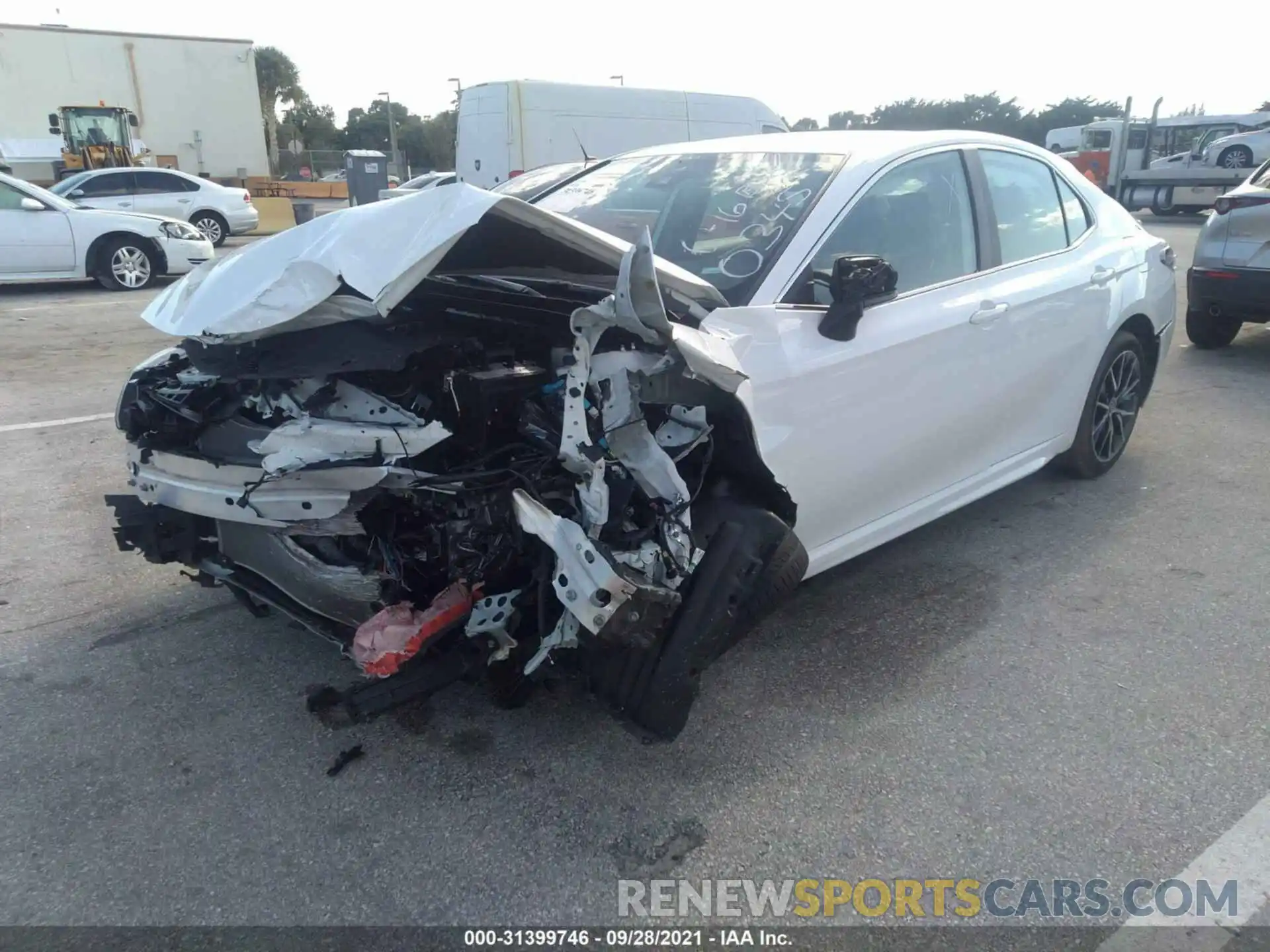 2 Photograph of a damaged car 4T1G11AK7MU430345 TOYOTA CAMRY 2021