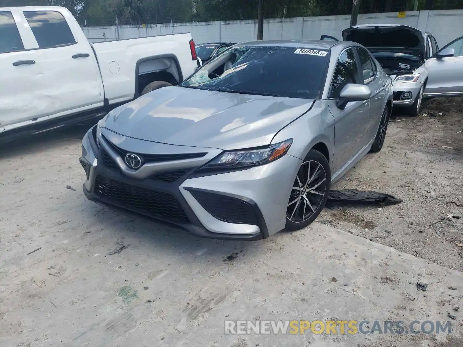 2 Photograph of a damaged car 4T1G11AK7MU430989 TOYOTA CAMRY 2021