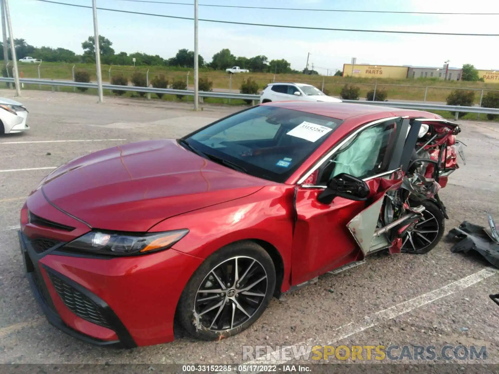 2 Photograph of a damaged car 4T1G11AK7MU435609 TOYOTA CAMRY 2021