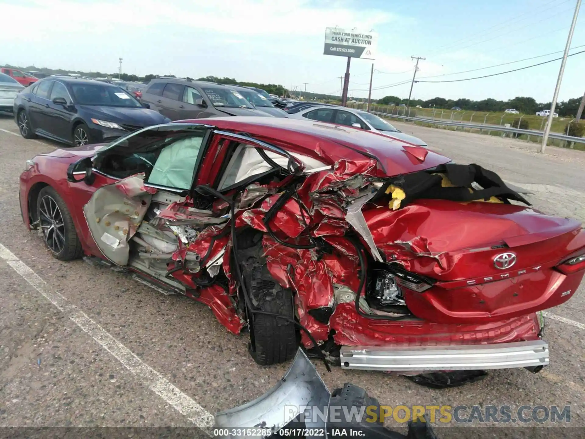 3 Photograph of a damaged car 4T1G11AK7MU435609 TOYOTA CAMRY 2021