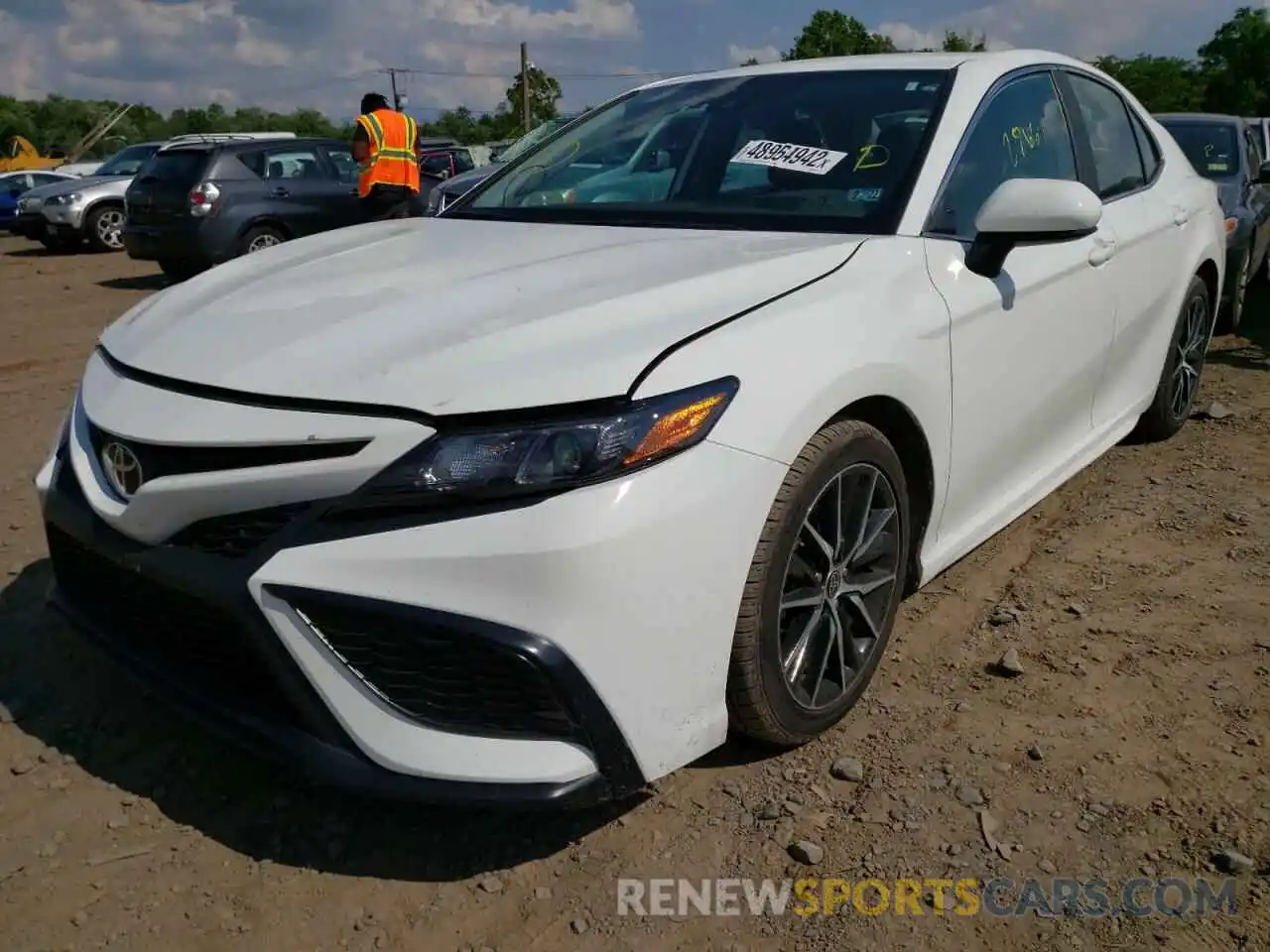 2 Photograph of a damaged car 4T1G11AK7MU436159 TOYOTA CAMRY 2021