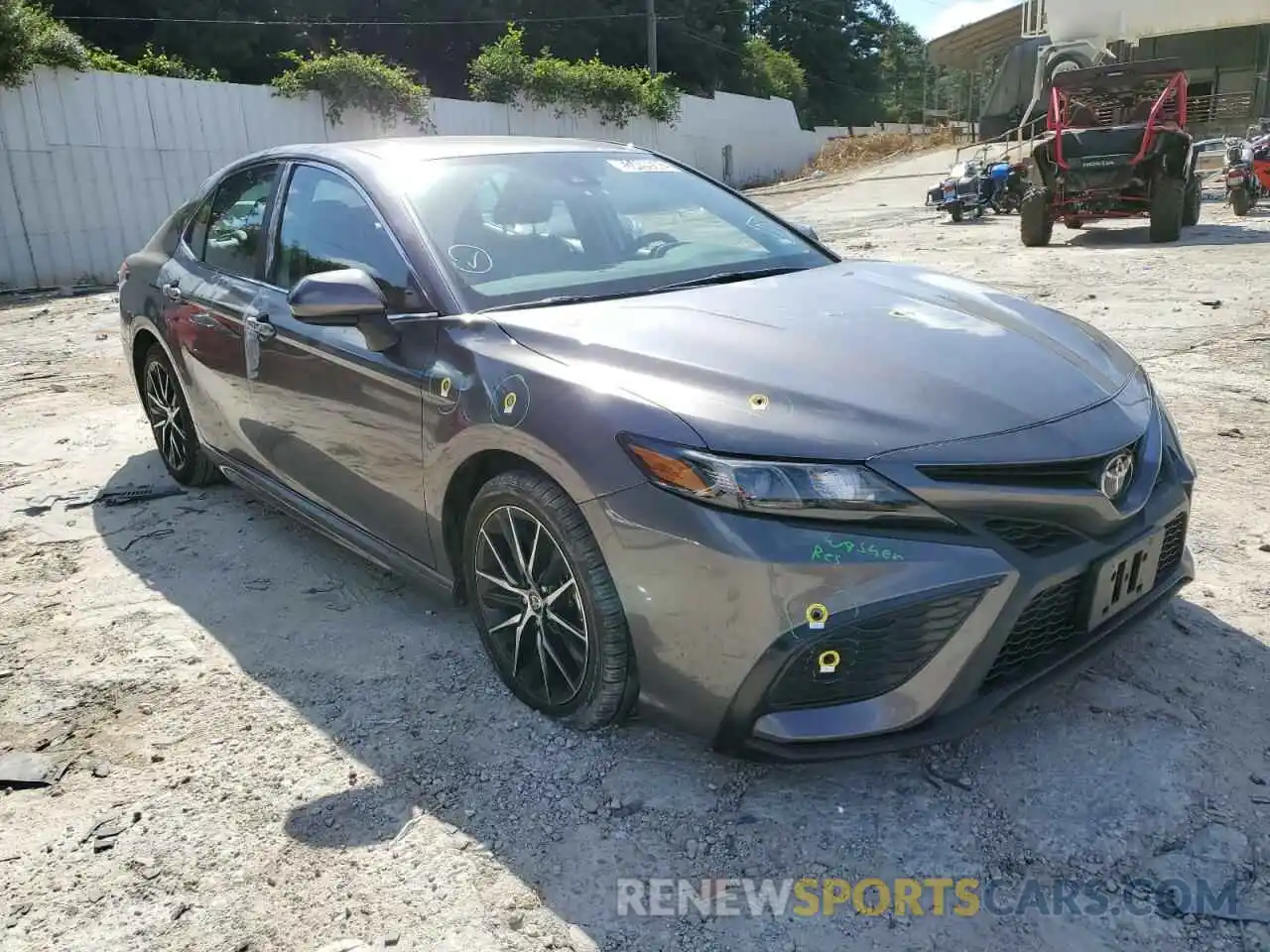 1 Photograph of a damaged car 4T1G11AK7MU437831 TOYOTA CAMRY 2021