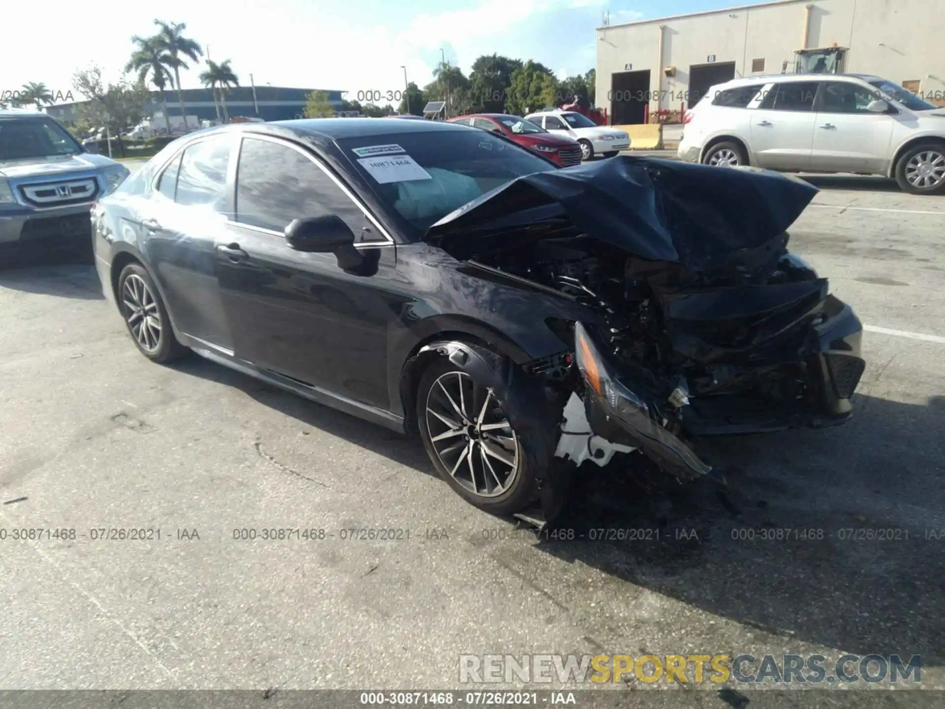 1 Photograph of a damaged car 4T1G11AK7MU444052 TOYOTA CAMRY 2021