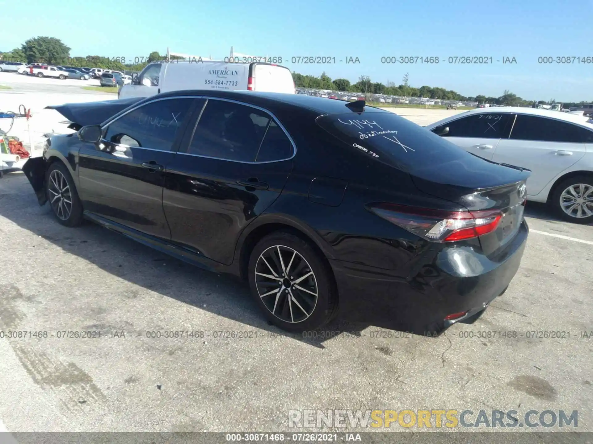 3 Photograph of a damaged car 4T1G11AK7MU444052 TOYOTA CAMRY 2021