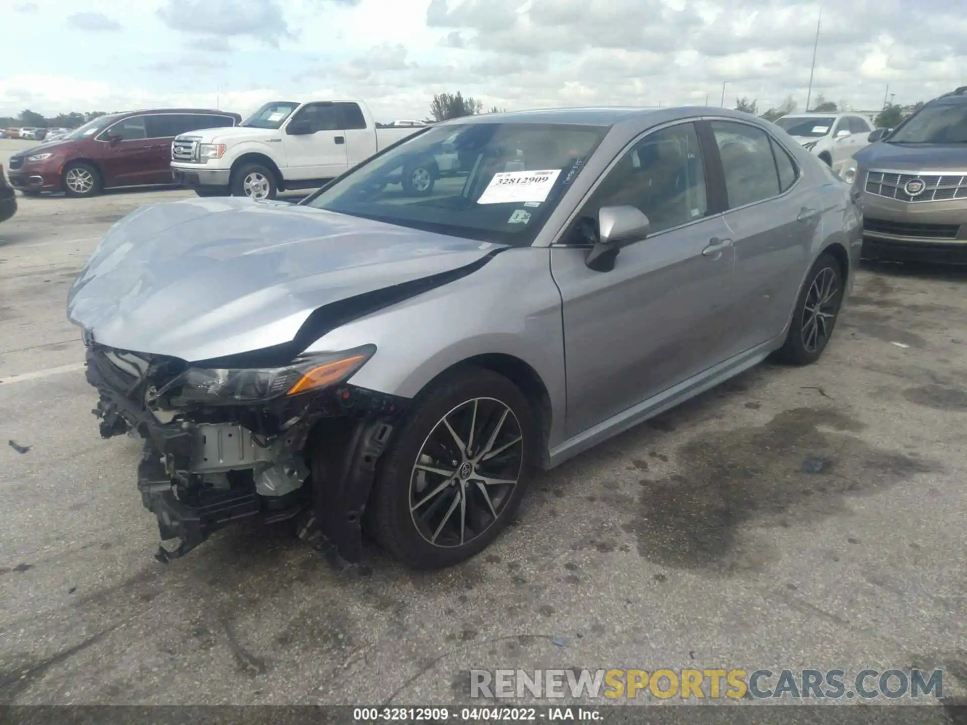 2 Photograph of a damaged car 4T1G11AK7MU445119 TOYOTA CAMRY 2021