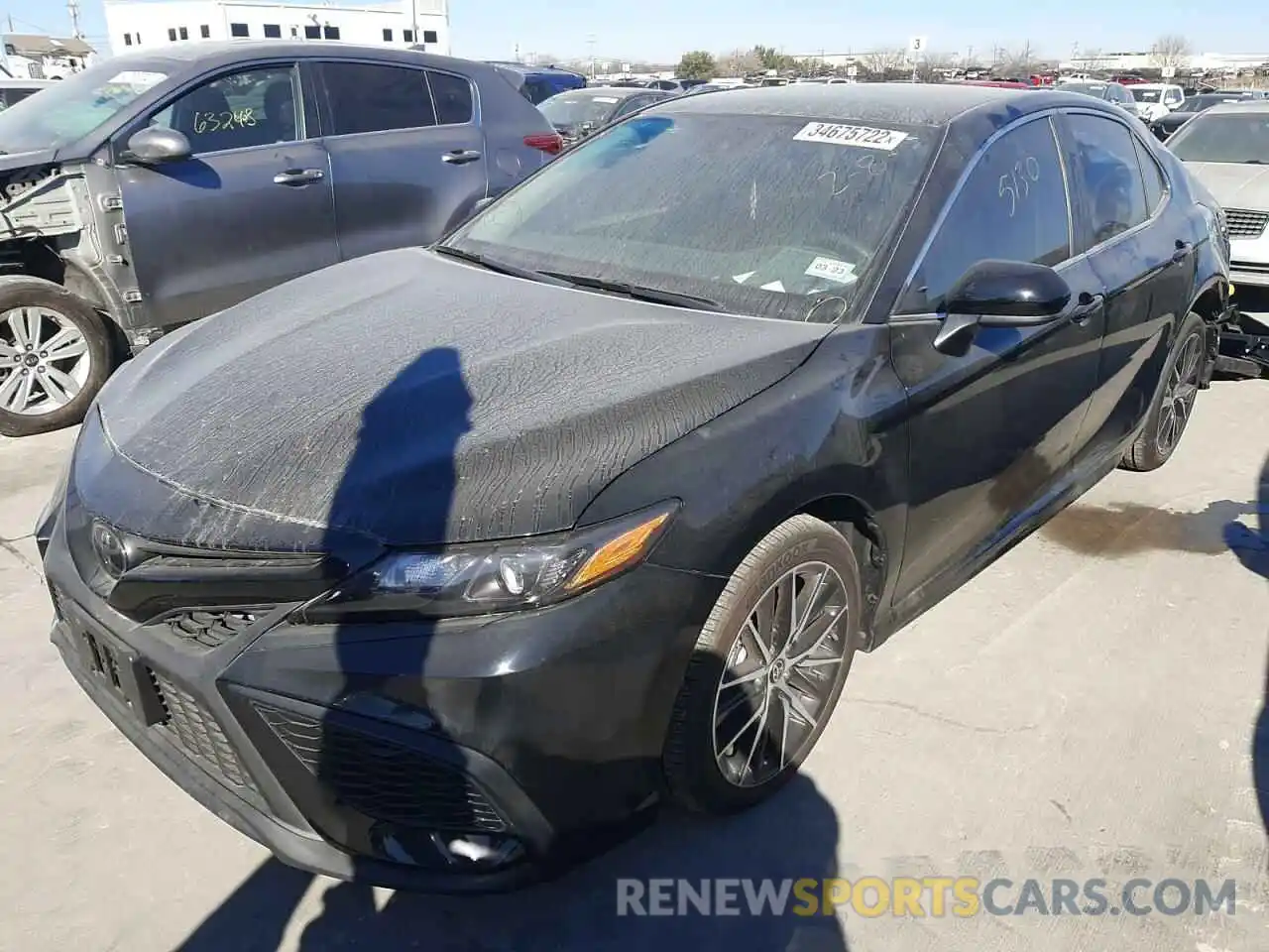 2 Photograph of a damaged car 4T1G11AK7MU447792 TOYOTA CAMRY 2021