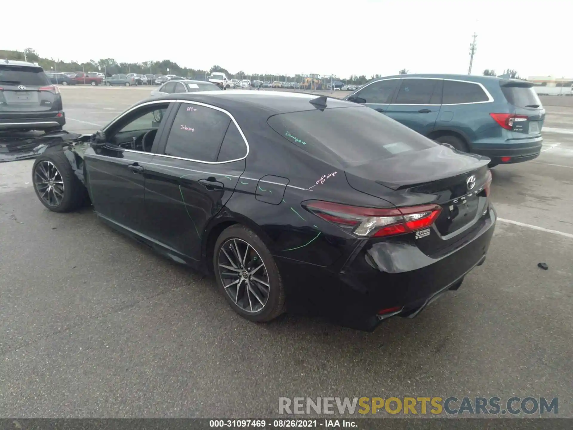 3 Photograph of a damaged car 4T1G11AK7MU450921 TOYOTA CAMRY 2021