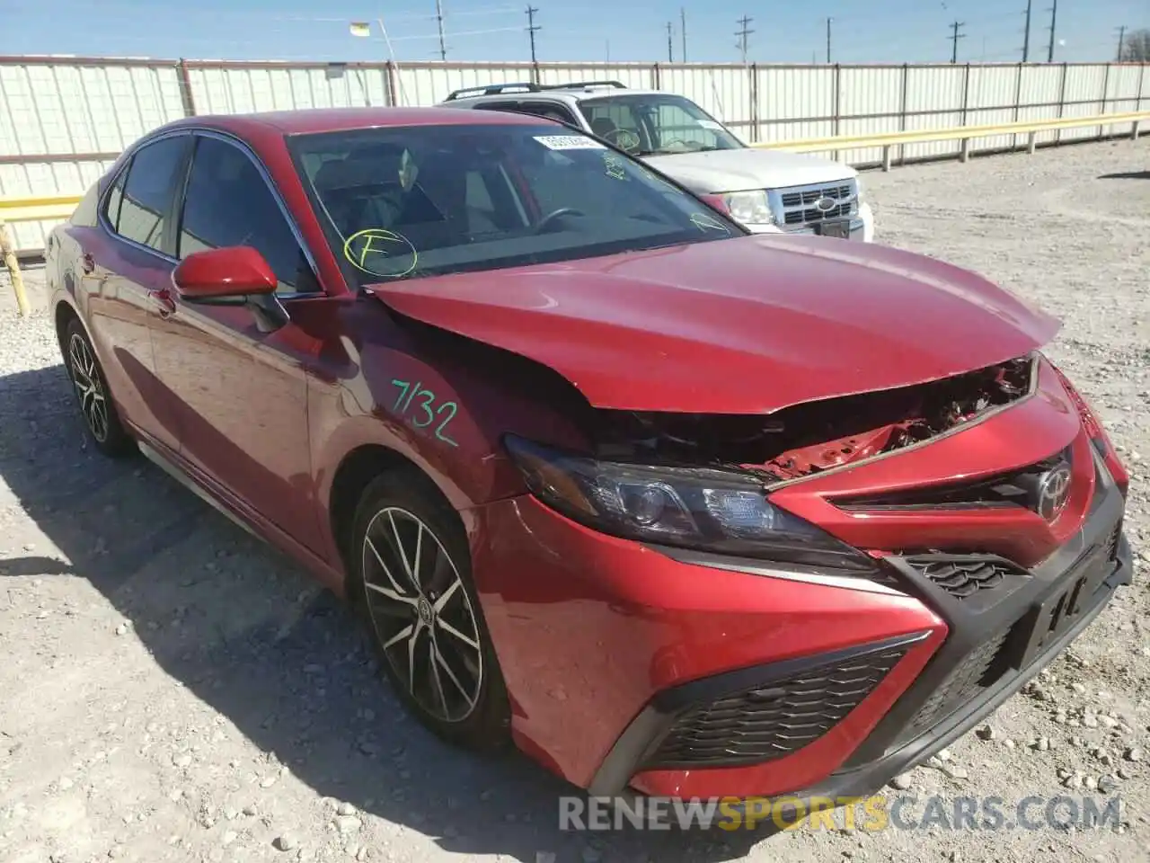 1 Photograph of a damaged car 4T1G11AK7MU452989 TOYOTA CAMRY 2021