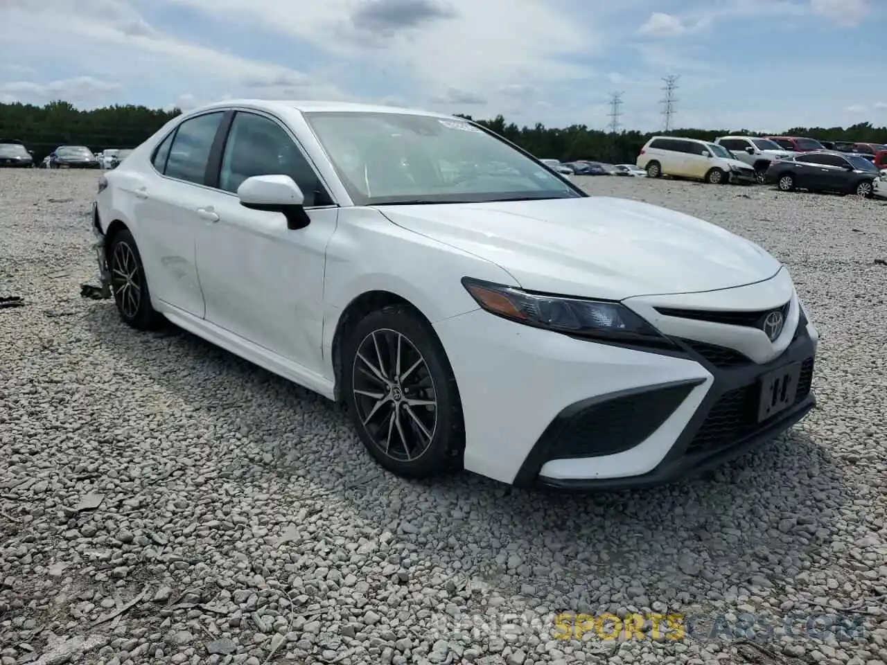 1 Photograph of a damaged car 4T1G11AK7MU453849 TOYOTA CAMRY 2021