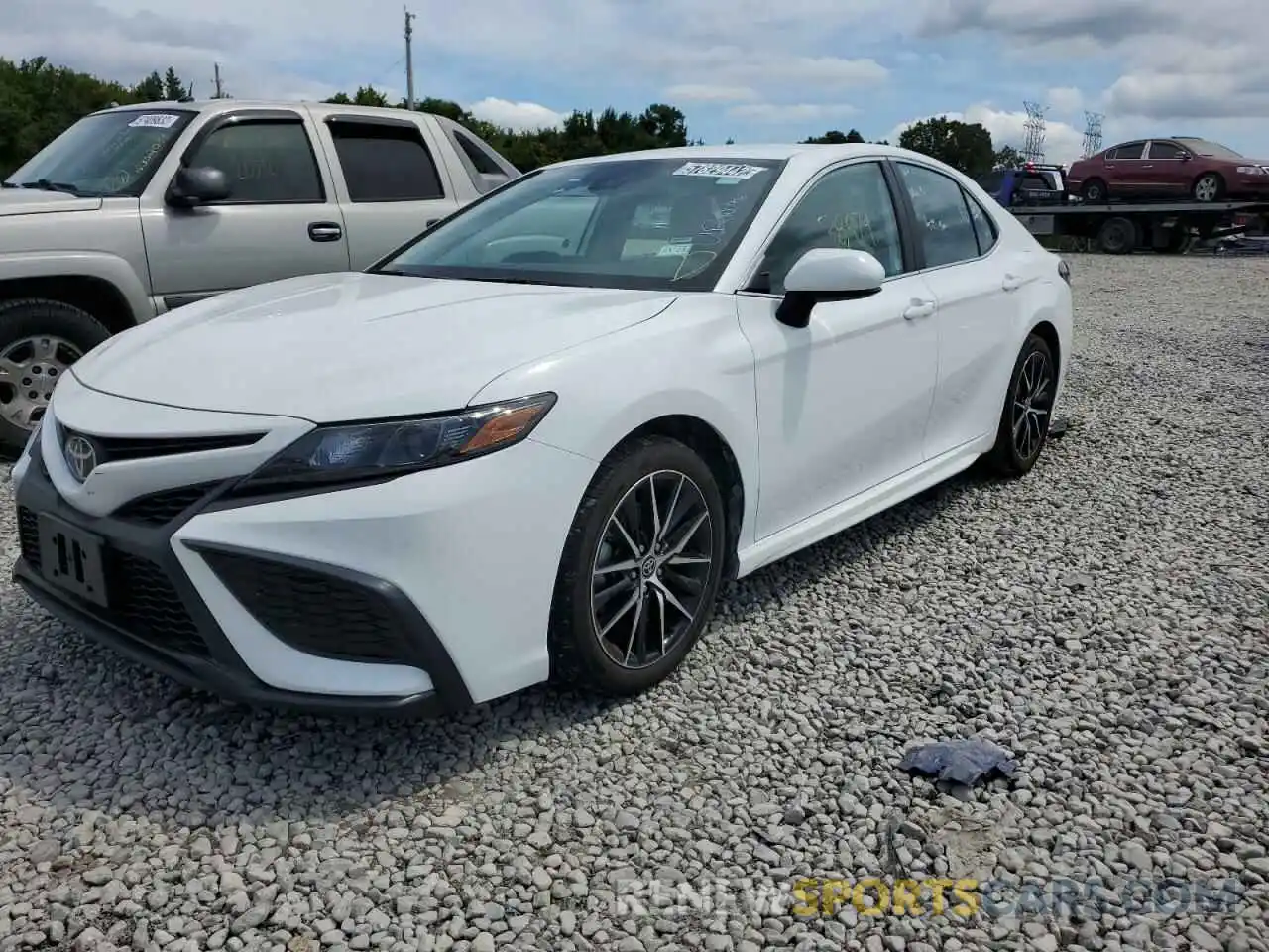 2 Photograph of a damaged car 4T1G11AK7MU453849 TOYOTA CAMRY 2021