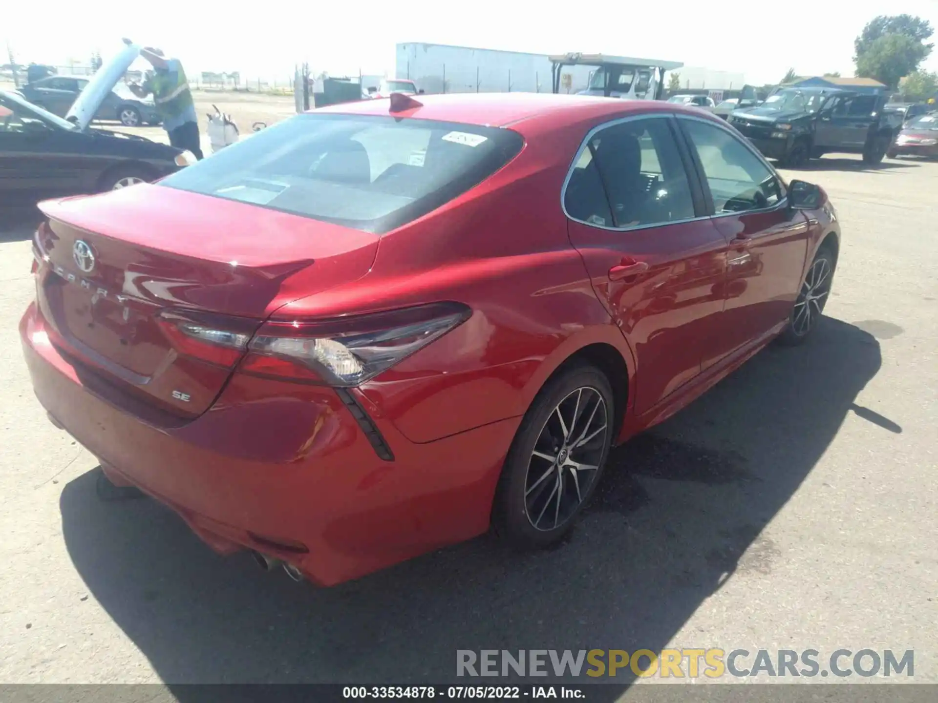 4 Photograph of a damaged car 4T1G11AK7MU464365 TOYOTA CAMRY 2021