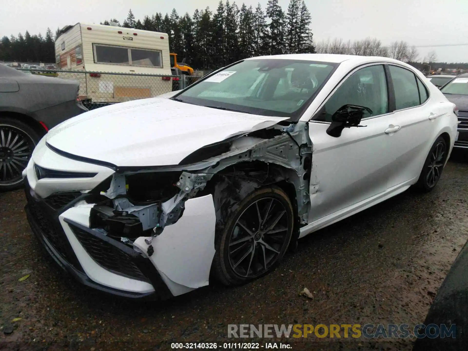 2 Photograph of a damaged car 4T1G11AK7MU466004 TOYOTA CAMRY 2021