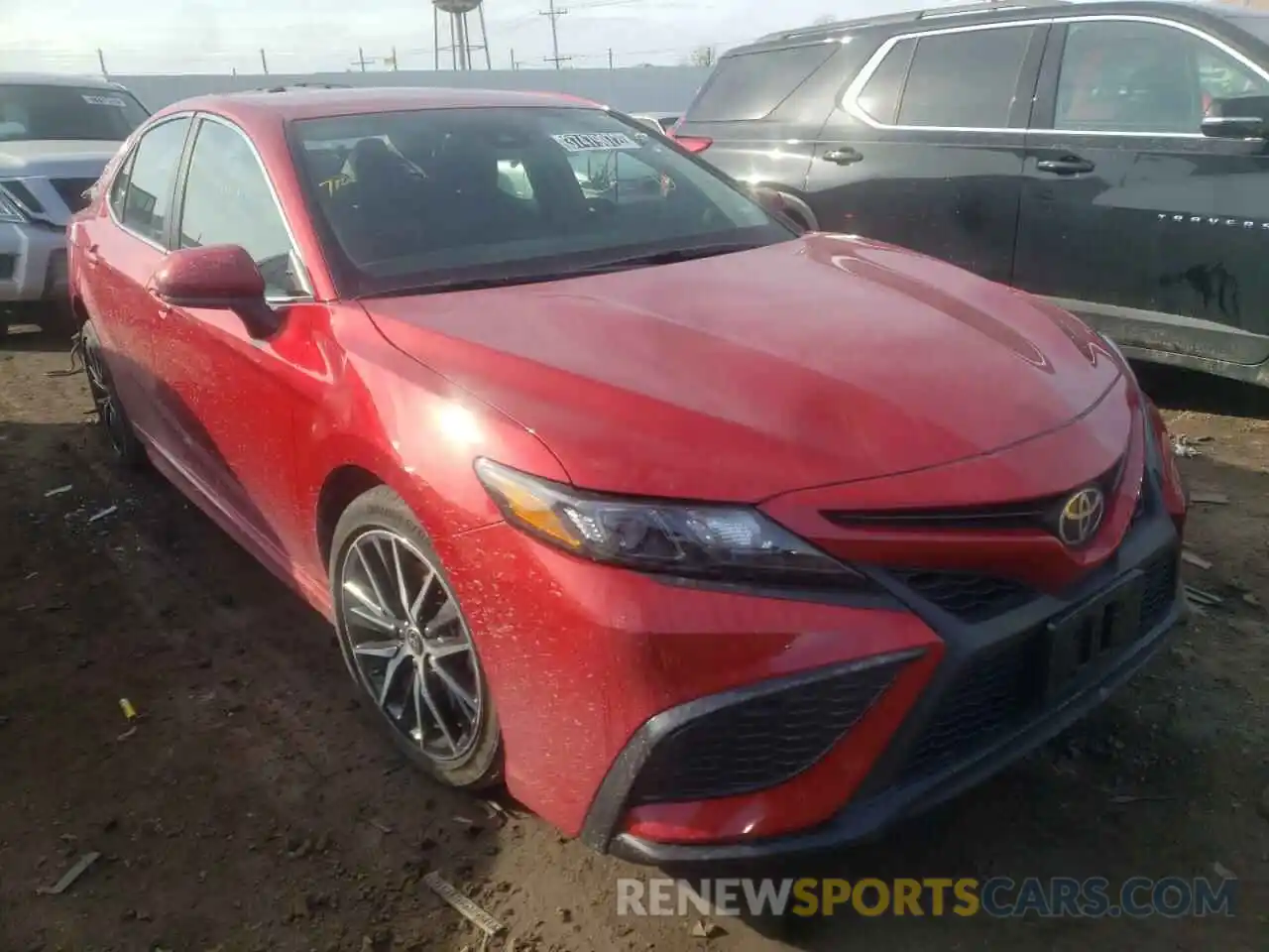 1 Photograph of a damaged car 4T1G11AK7MU467069 TOYOTA CAMRY 2021