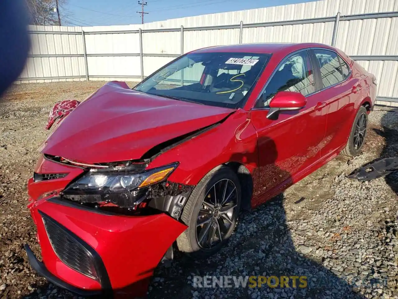 2 Photograph of a damaged car 4T1G11AK7MU467850 TOYOTA CAMRY 2021