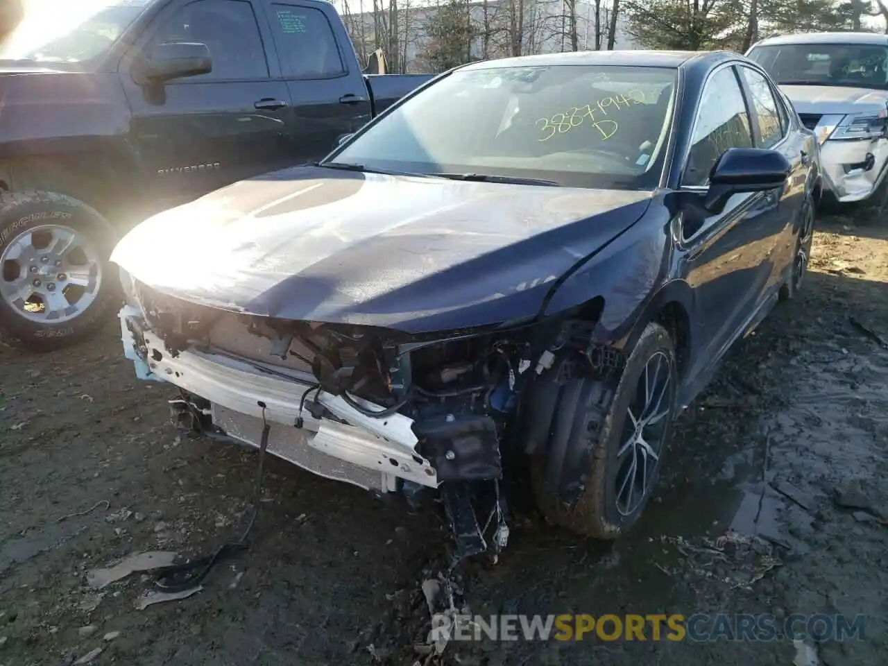 2 Photograph of a damaged car 4T1G11AK7MU468741 TOYOTA CAMRY 2021