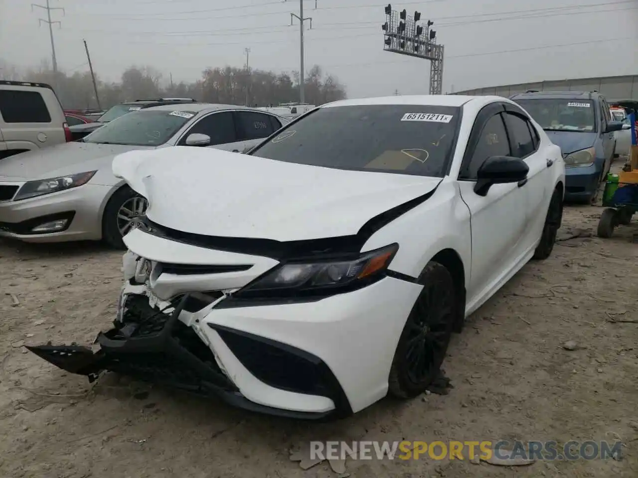 2 Photograph of a damaged car 4T1G11AK7MU472577 TOYOTA CAMRY 2021