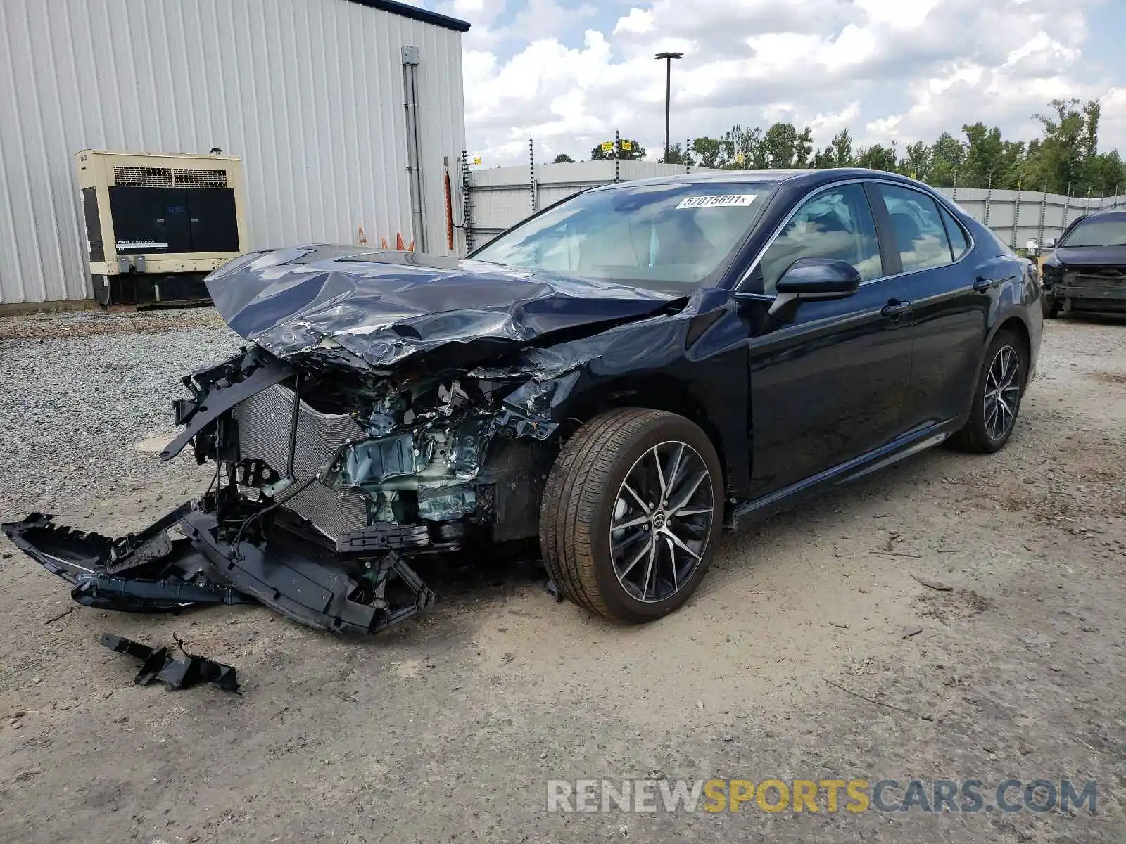 2 Photograph of a damaged car 4T1G11AK7MU477021 TOYOTA CAMRY 2021