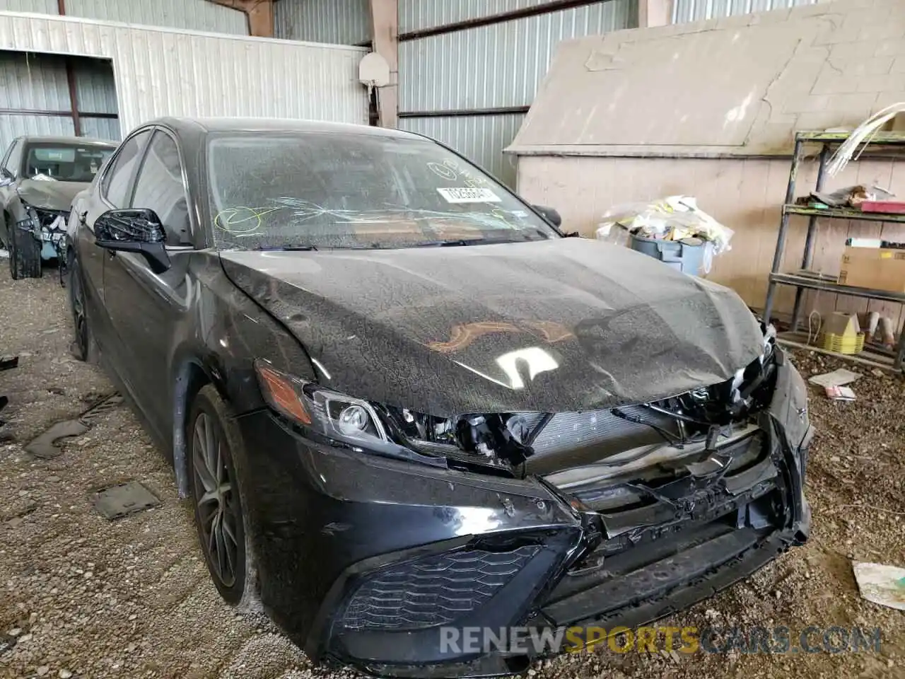 1 Photograph of a damaged car 4T1G11AK7MU483756 TOYOTA CAMRY 2021