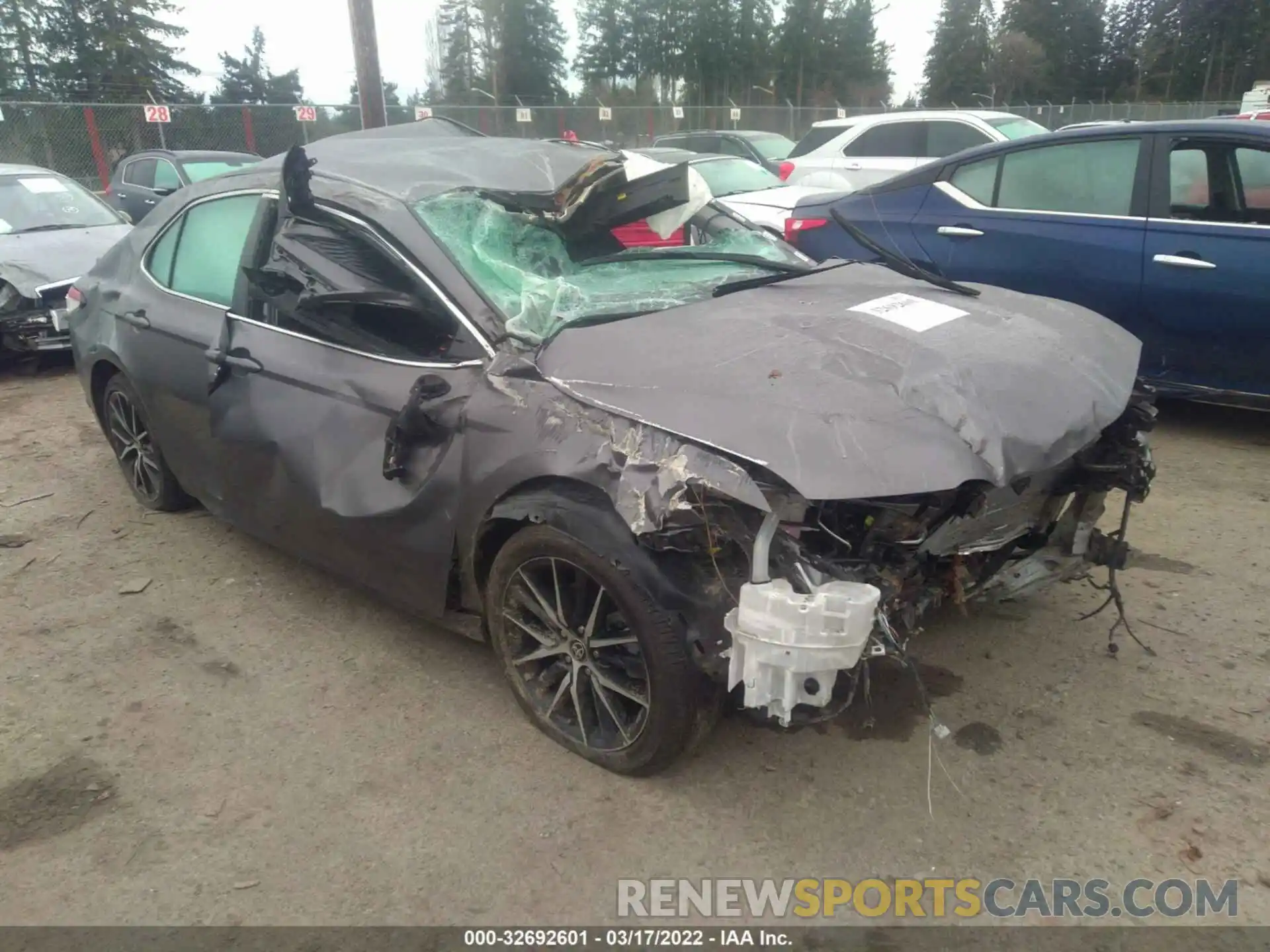 1 Photograph of a damaged car 4T1G11AK7MU486768 TOYOTA CAMRY 2021