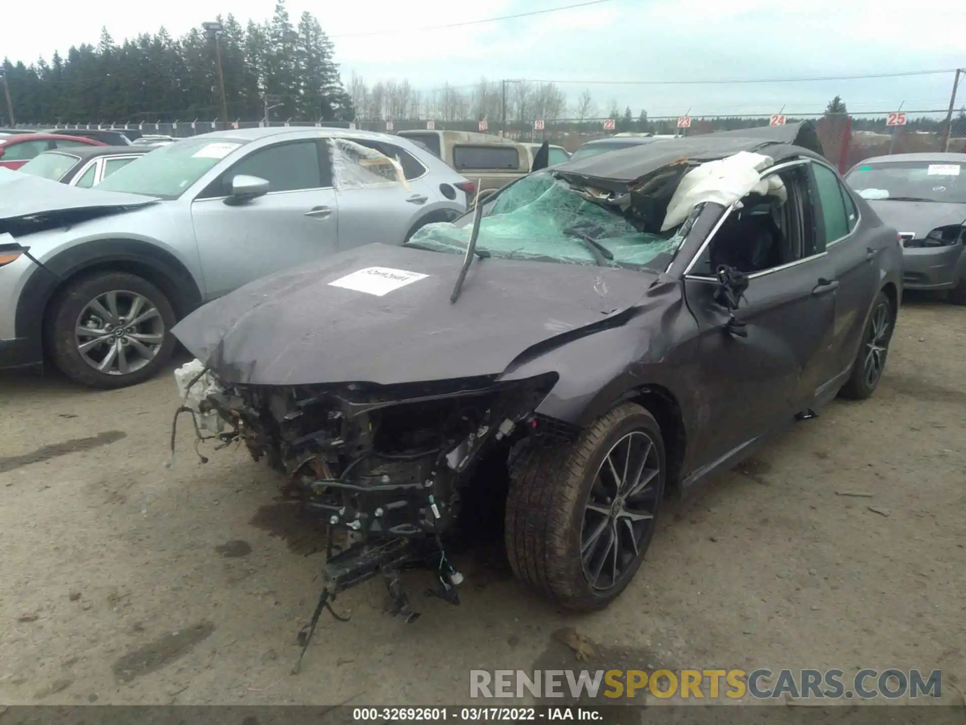 2 Photograph of a damaged car 4T1G11AK7MU486768 TOYOTA CAMRY 2021