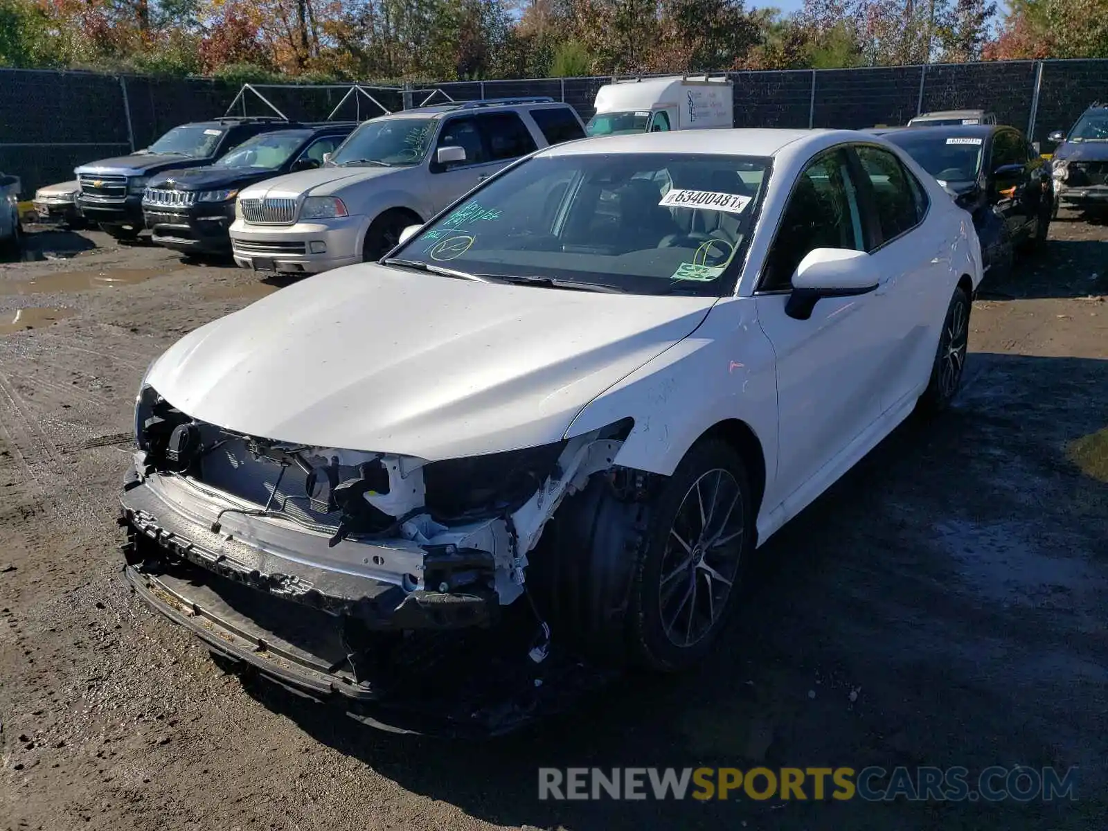 2 Photograph of a damaged car 4T1G11AK7MU489198 TOYOTA CAMRY 2021