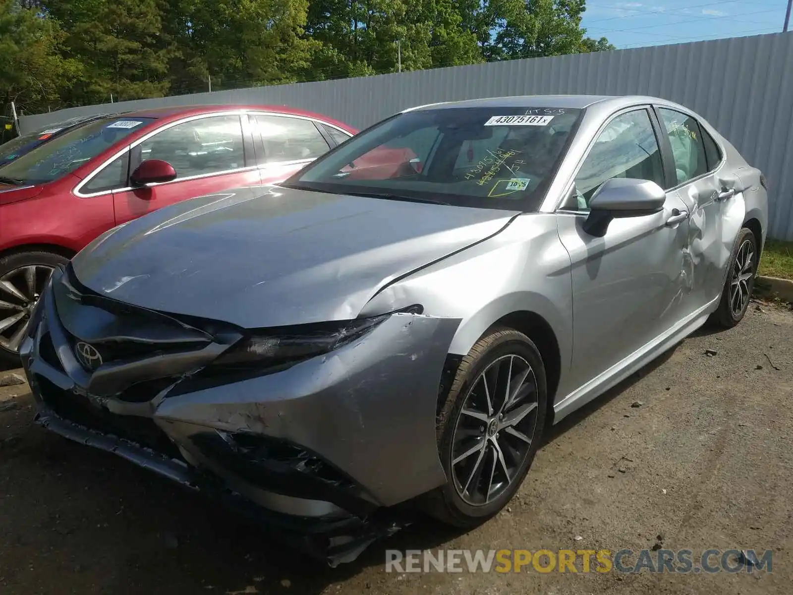 2 Photograph of a damaged car 4T1G11AK7MU514035 TOYOTA CAMRY 2021