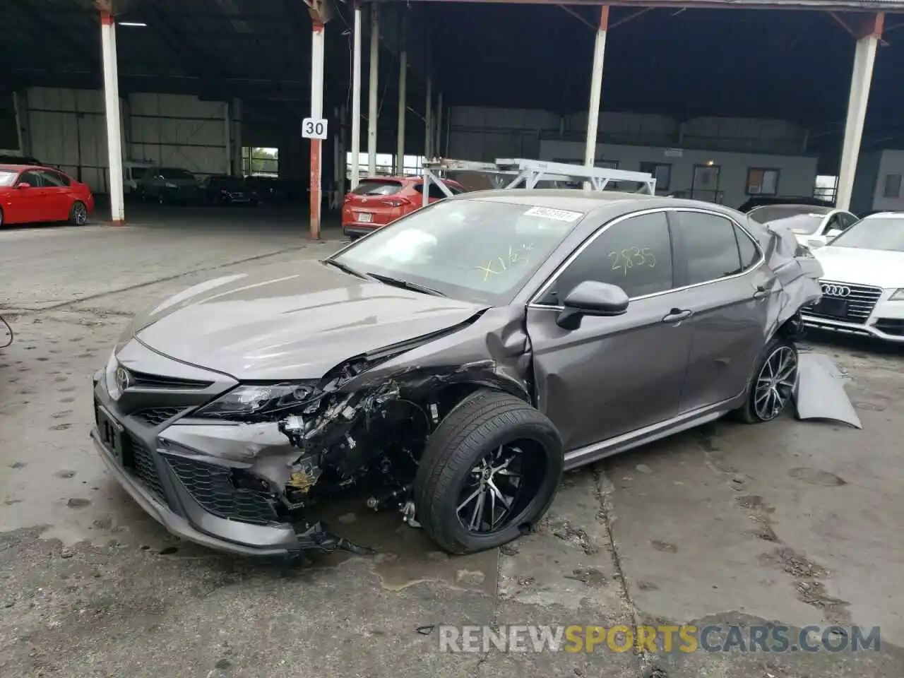 2 Photograph of a damaged car 4T1G11AK7MU519963 TOYOTA CAMRY 2021